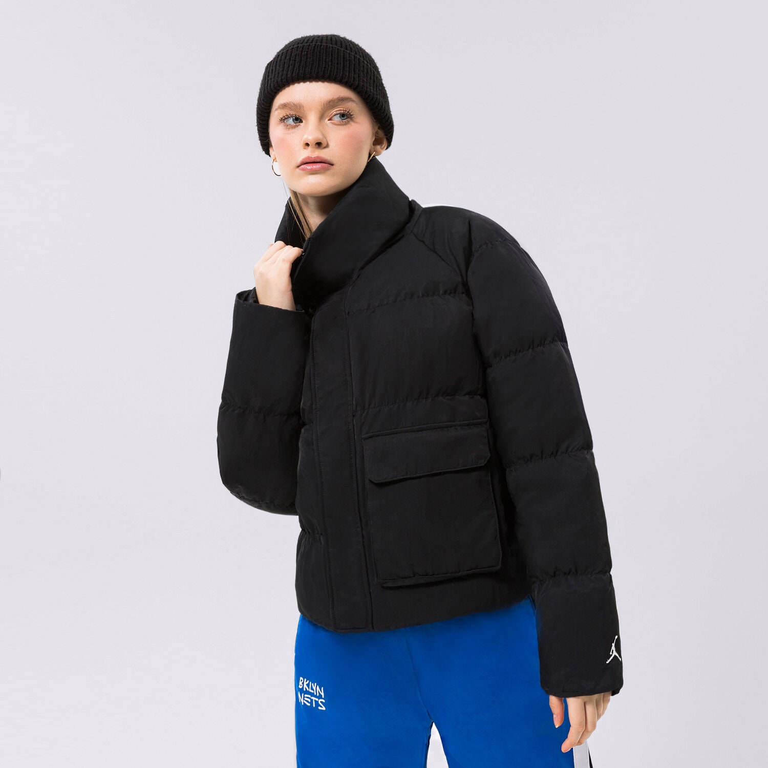dámská zimní bunda JORDAN BUNDA ZIMNÍ W J FLIGHT PUFFER CORE DR0546-010 ČERNÁ