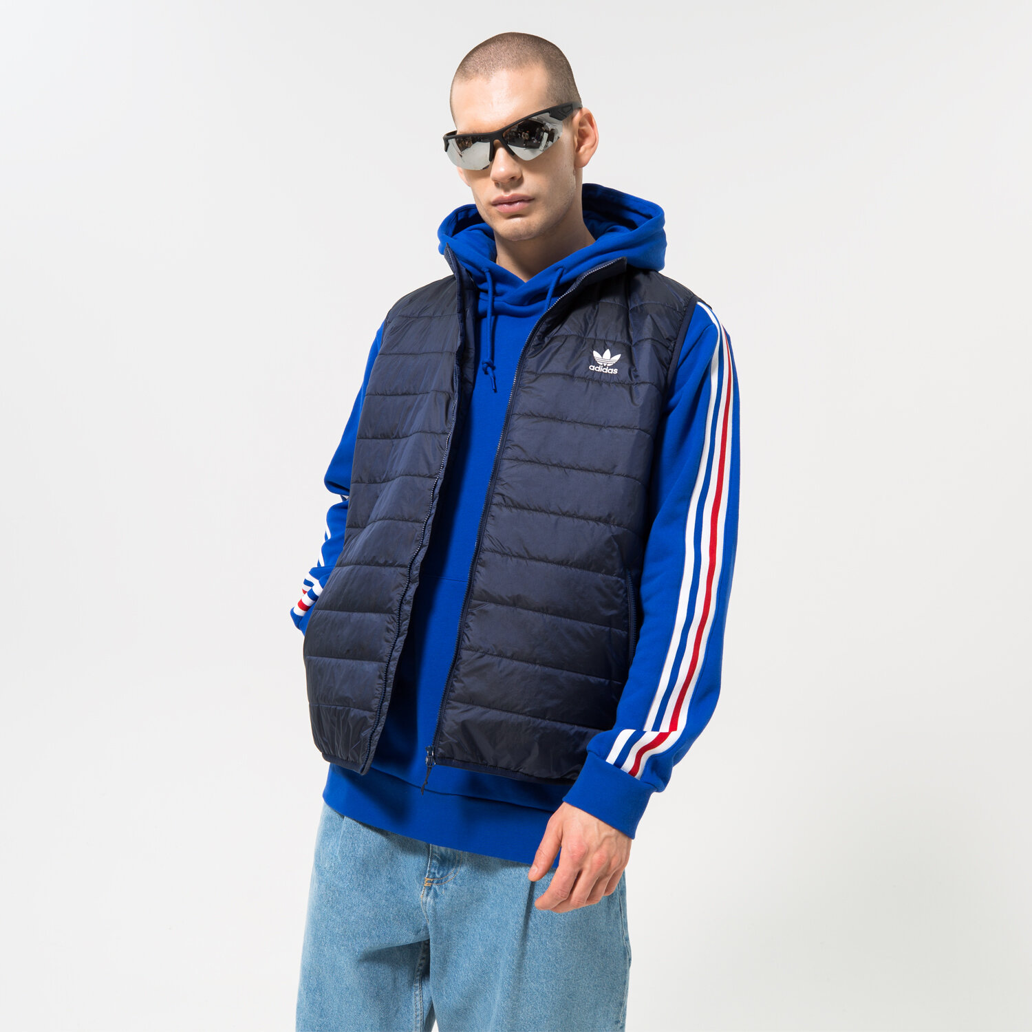 pánská vesta ADIDAS VESTA PADDED VEST HL9216 ČERNÁ