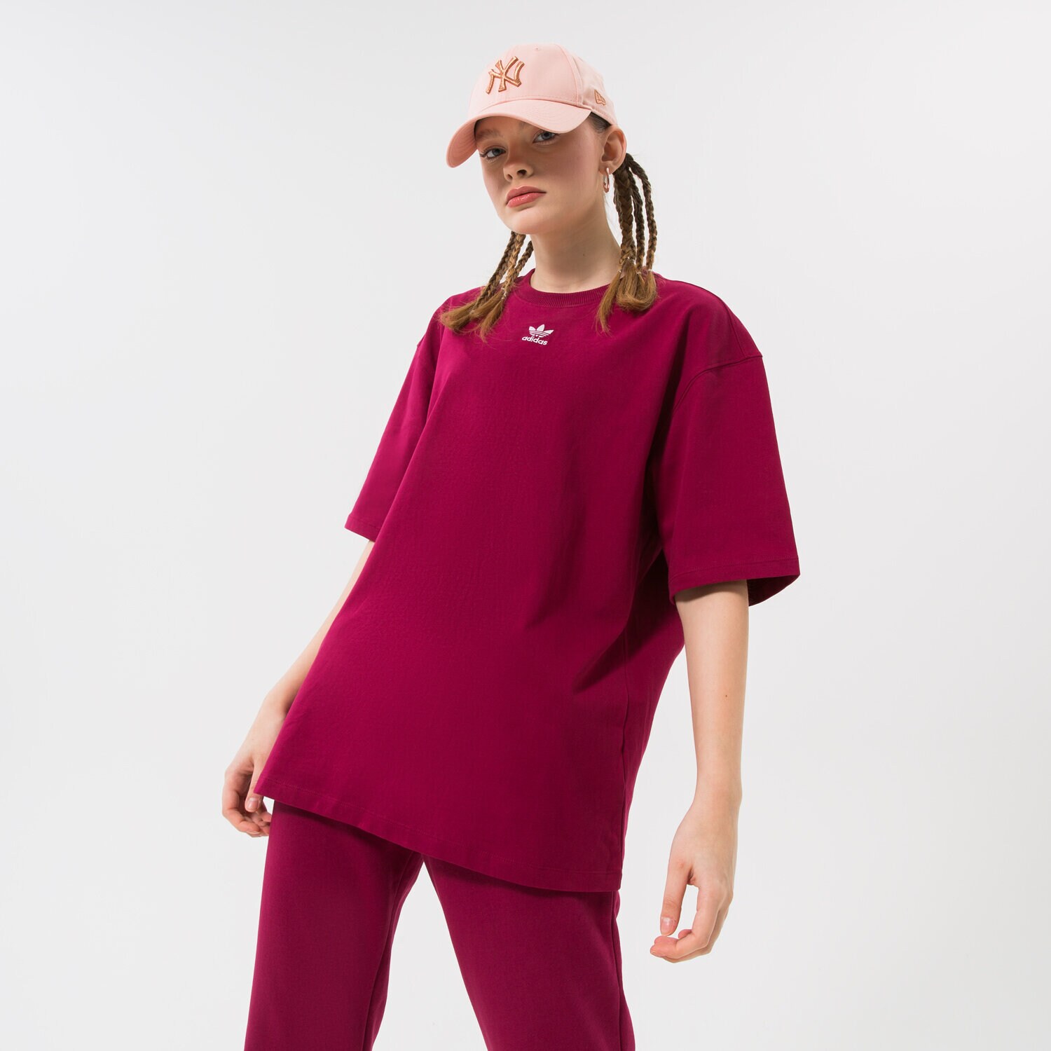 dámské tričko ADIDAS TRIČKO HM1830 BORDOVÁ