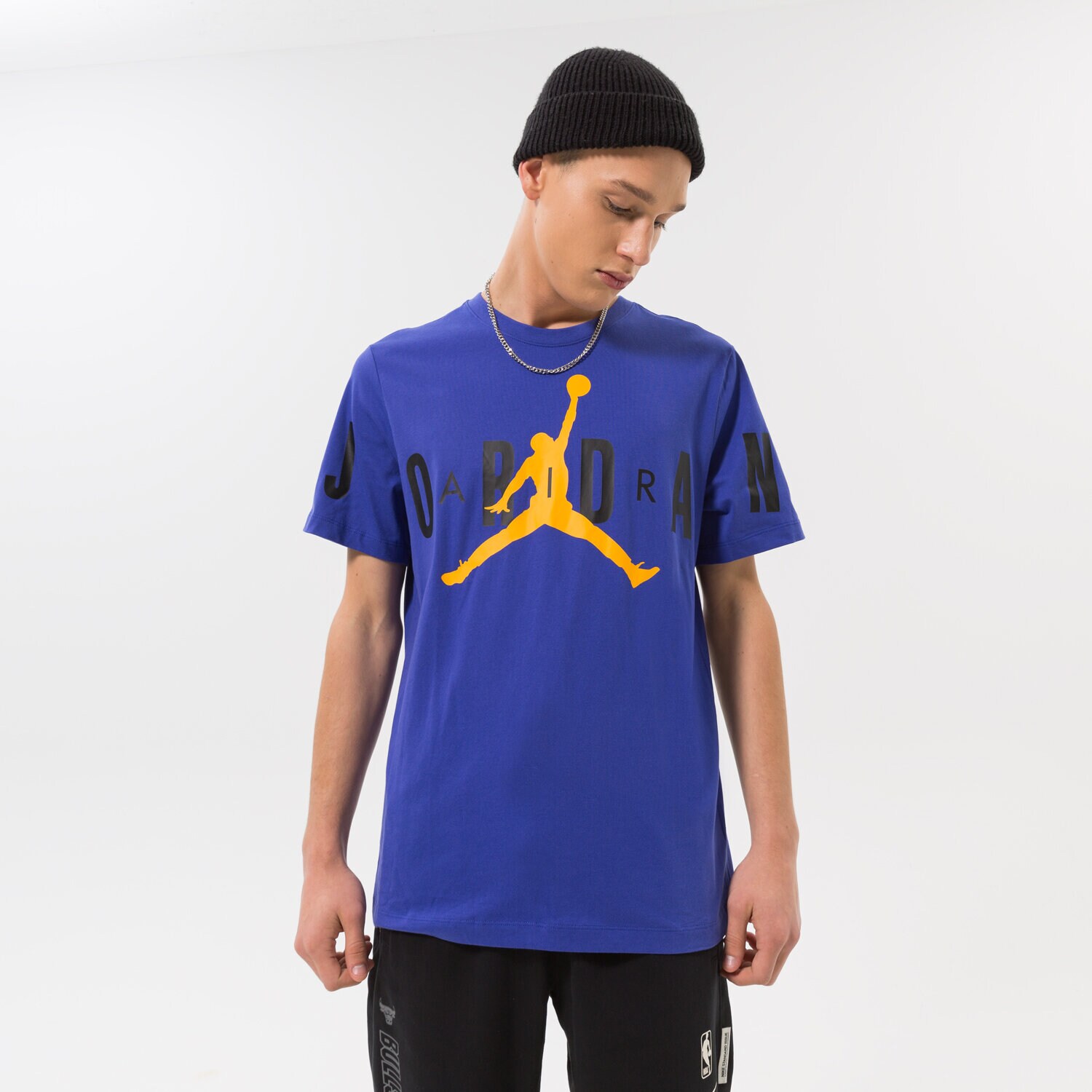 pánské tričko JORDAN TRIČKO JORDAN AIR STRETCH DV1445-432 FIALOVÁ