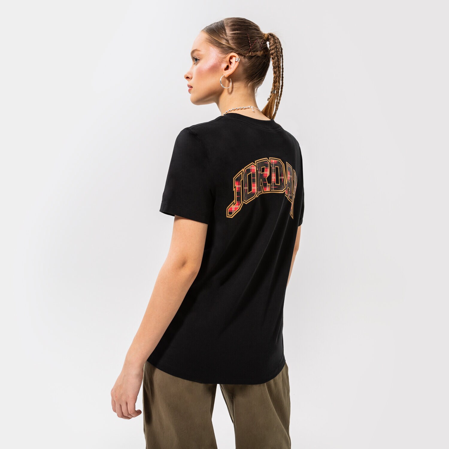 dámské tričko JORDAN TRIČKO W J FLT PLD CRW TEE CORE DV1999-010 ČERNÁ