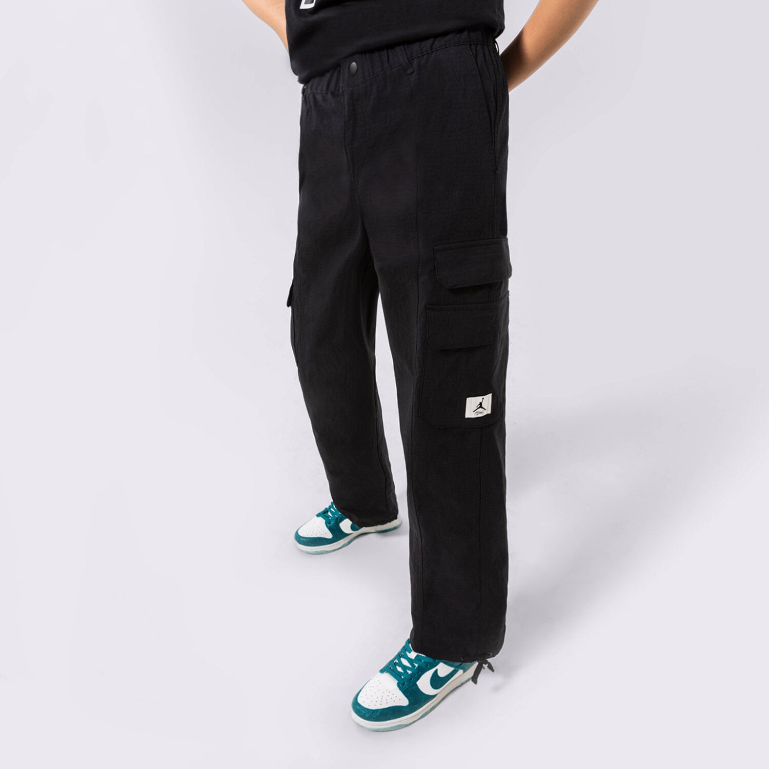 dámské kalhoty JORDAN KALHOTY  W J FLIGHT CHICAGO PANT DQ4623-010 ČERNÁ