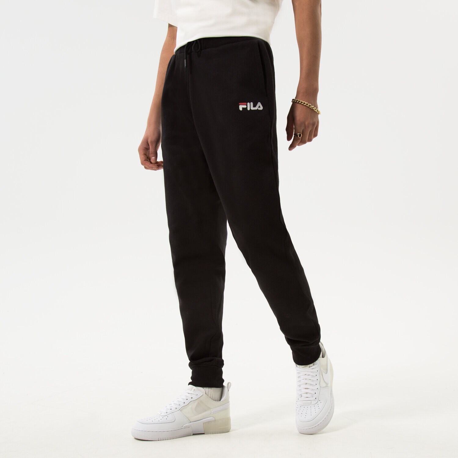 pánské kalhoty FILA KALHOTY  RUBIN FW19SPM021000 ČERNÁ