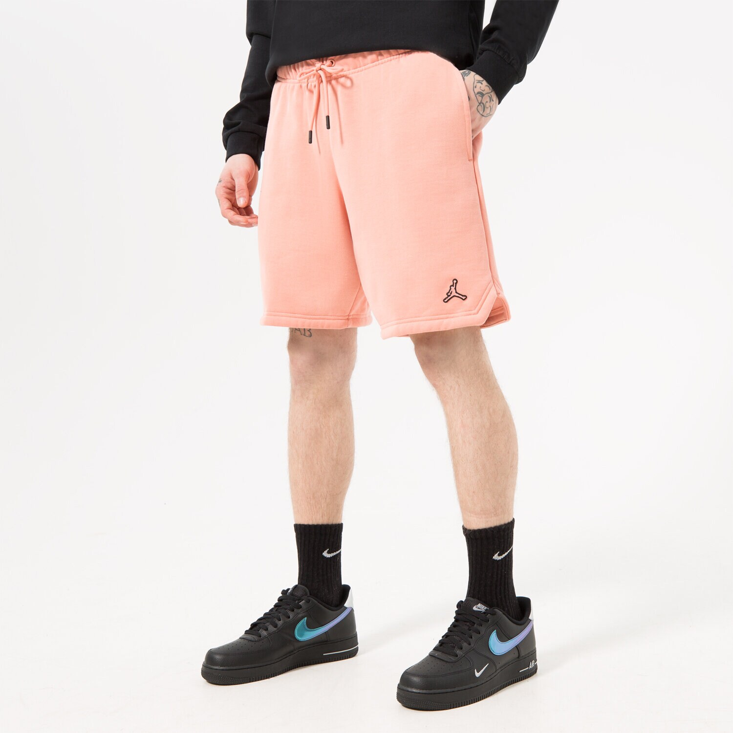 pánské kraťasy JORDAN ŠORTKY  ESSENTIAL FLEECE SHORTS DA9826-824 korálová
