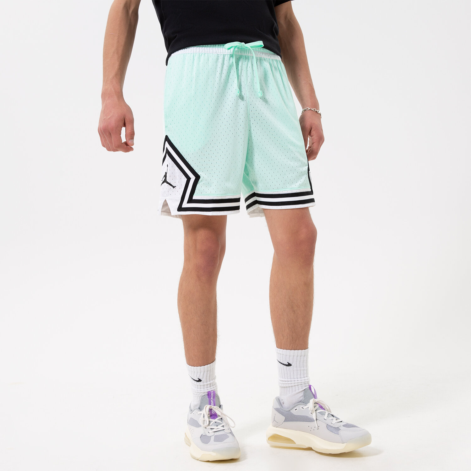 pánské kraťasy JORDAN ŠORTKY DH9075-379 Tyrkysová