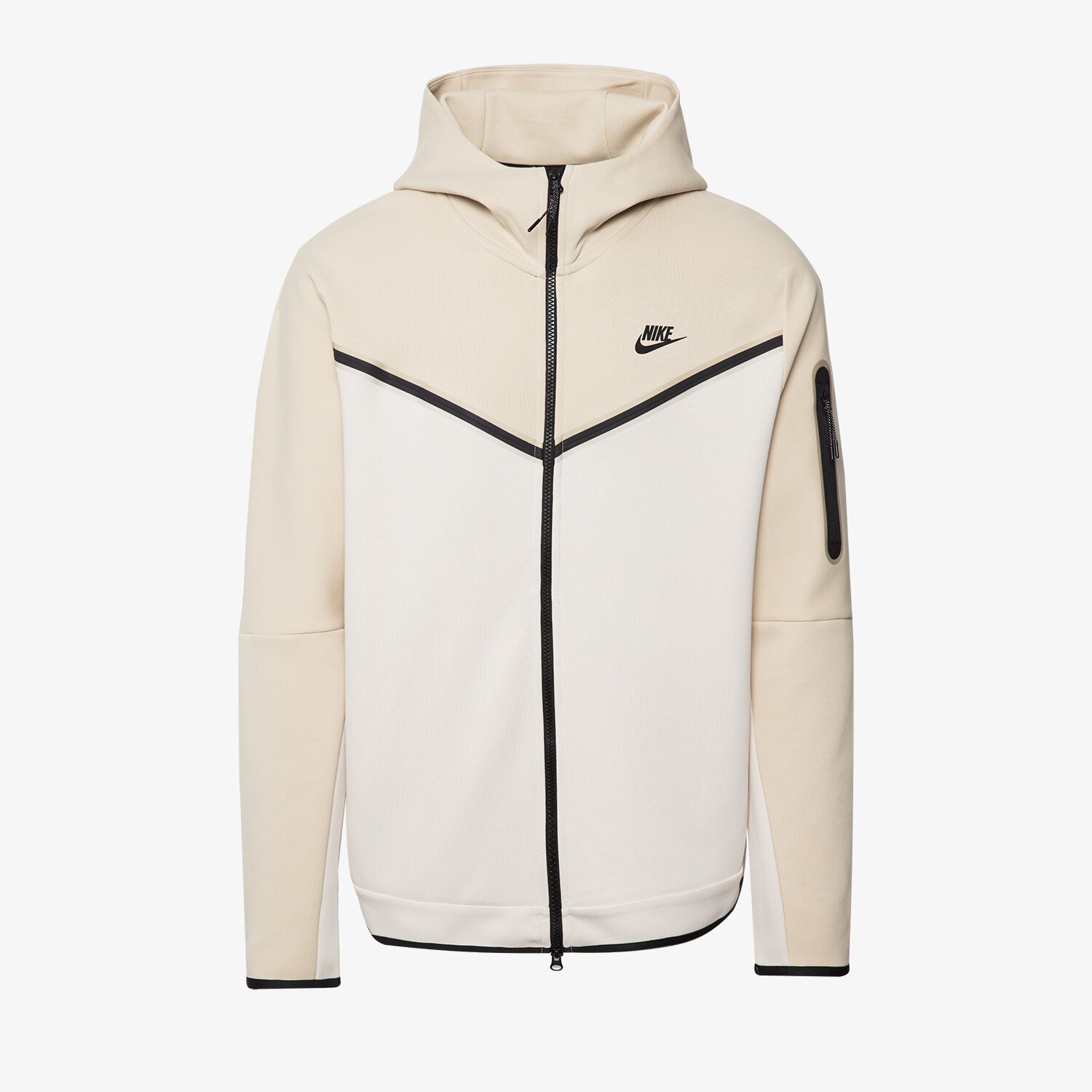 pánská mikina NIKE MIKINA S KAPUCÍ SPORTSWEAR TECH FLEECE DV0537-206 BÍLÁ
