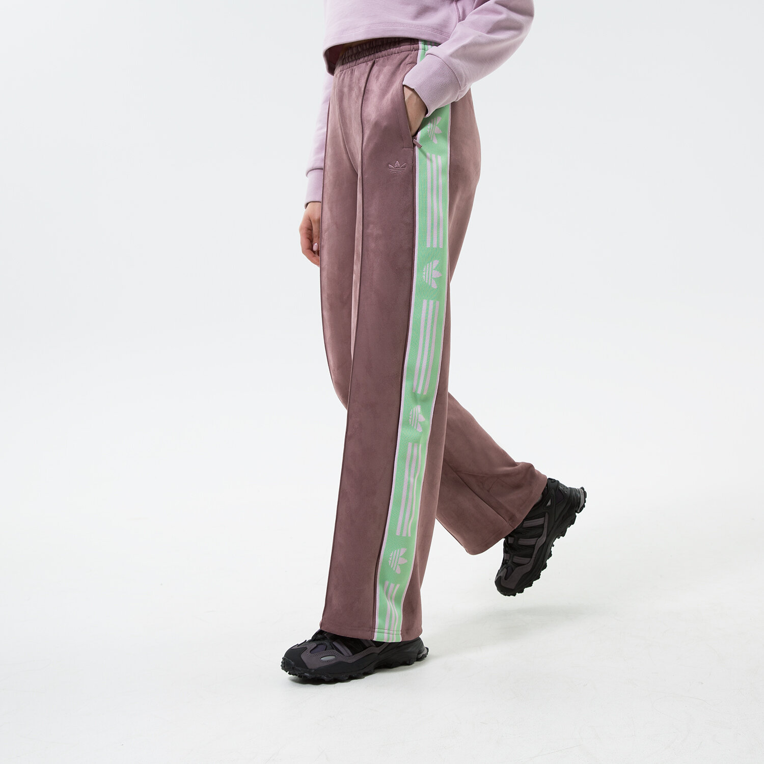 dámské kalhoty ADIDAS KALHOTY  TRACK PANT HM1518 BÍLÁ