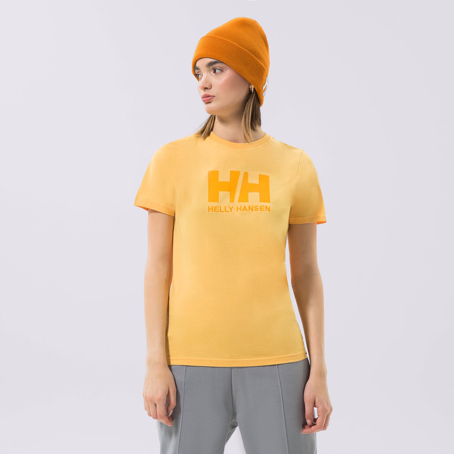 dámské tričko HELLY HANSEN TRIČKO W HH LOGO 34112341 ŽLUTÁ