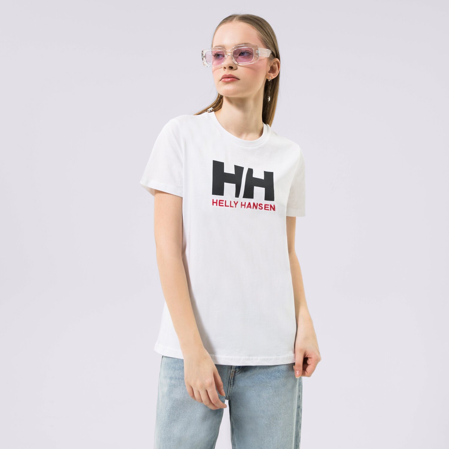 dámské tričko HELLY HANSEN TRIČKO W HH LOGO 34112001 BÍLÁ