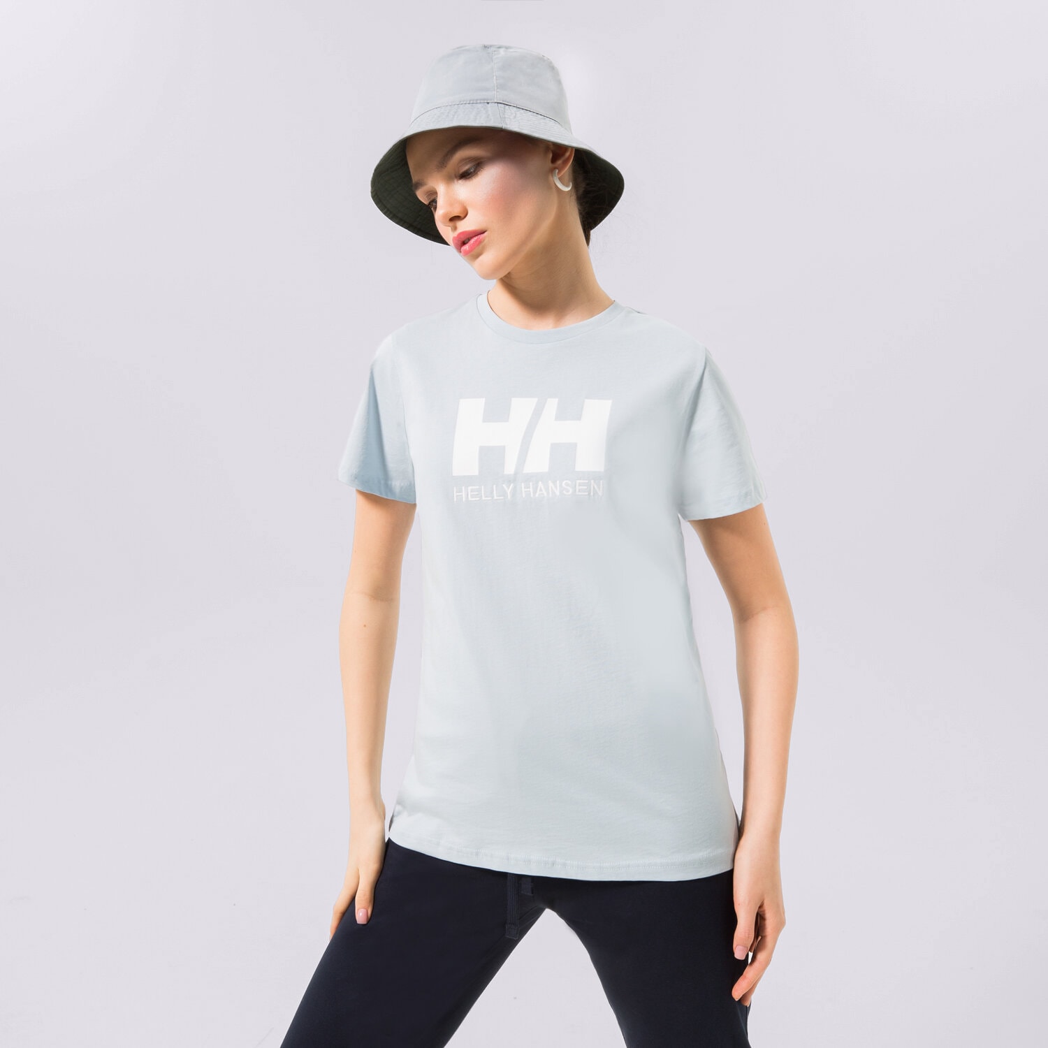 dámské tričko HELLY HANSEN TRIČKO W HH LOGO 34112582 MODRÁ