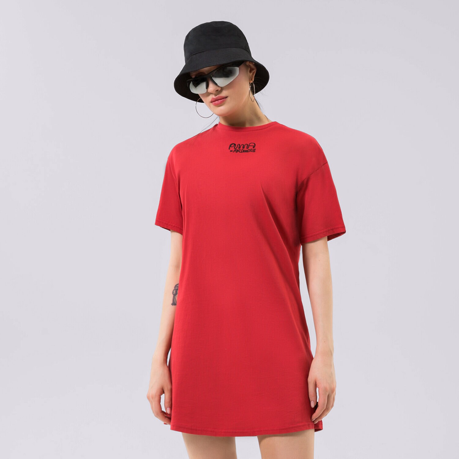 dámské šaty PUMA ŠATY 530656 530656 22 ČERVENÁ