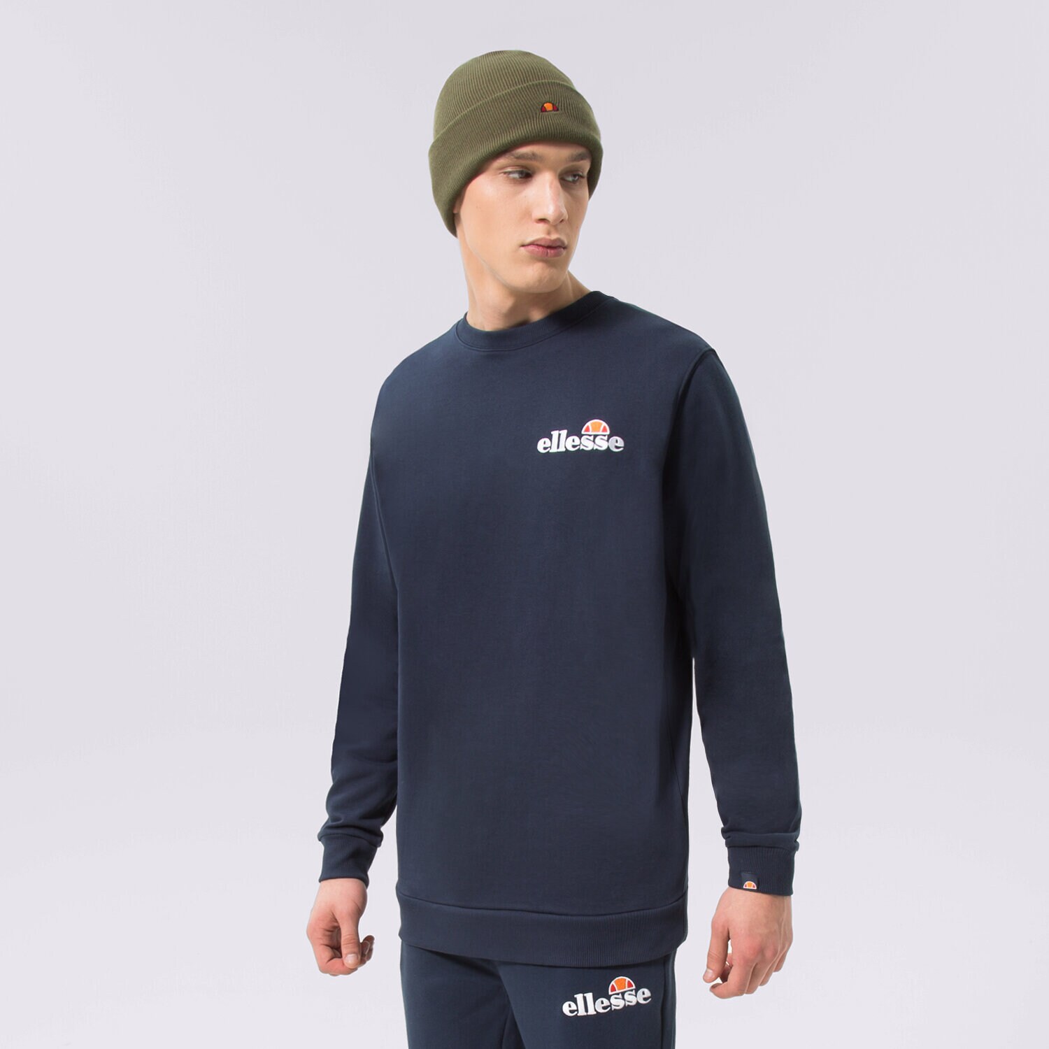 pánská mikina ELLESSE MIKINA FIERRO NAVY SHS08784429 TMAVOMODRÁ