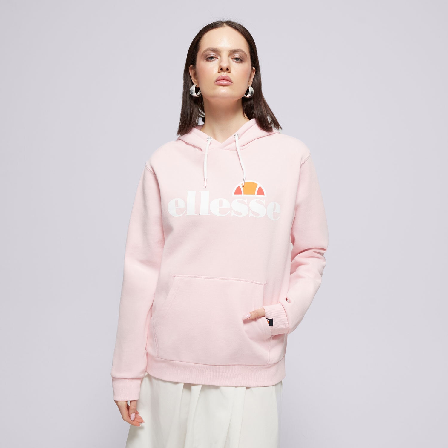 dámská mikina ELLESSE MIKINA S KAPUCÍ TORICES LPINK SGS03244808 RŮŽOVÁ