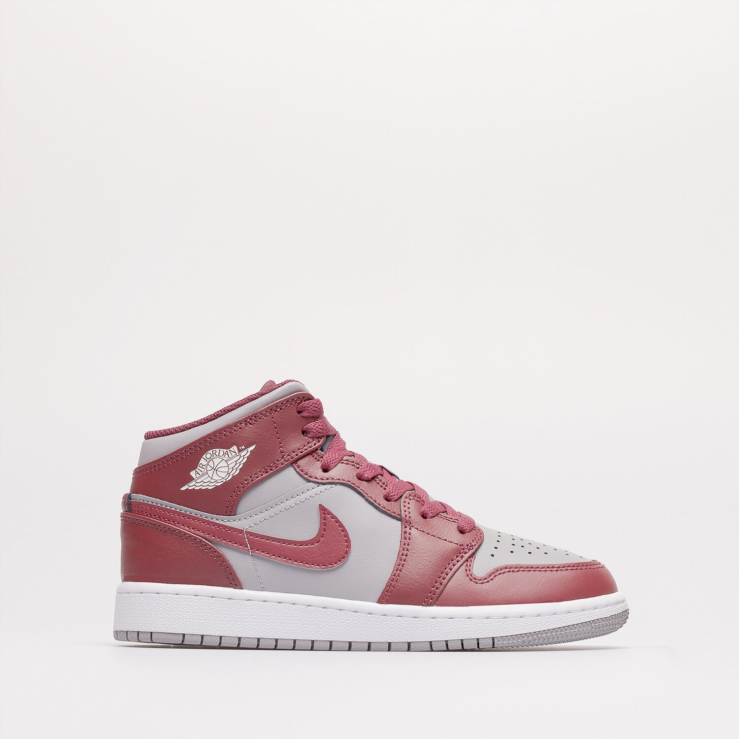 dětské tenisky AIR JORDAN 1 MID BG DQ8423-615 BORDOVÁ