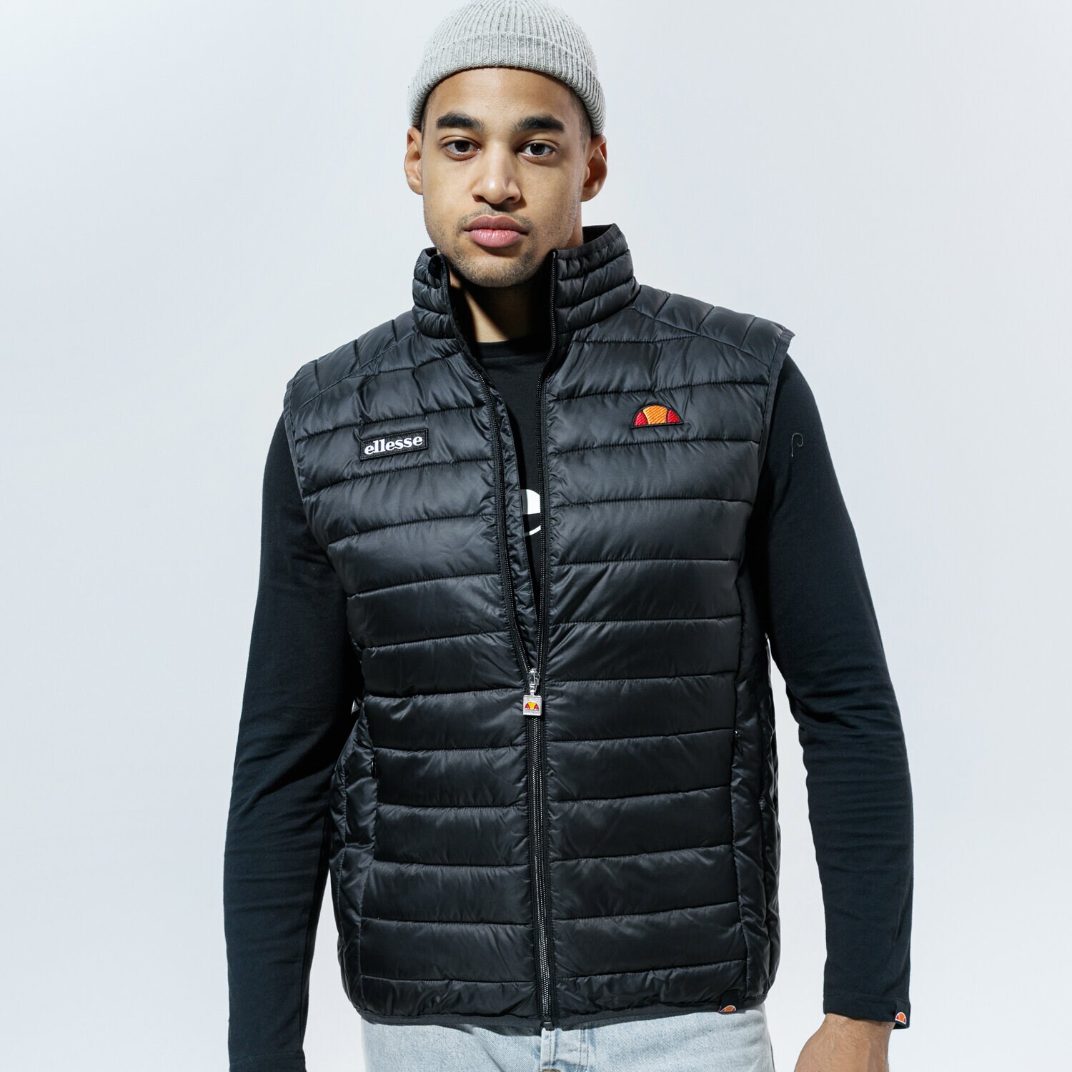pánská vesta ELLESSE VESTA BARDY BLK SHS08747011 ČERNÁ