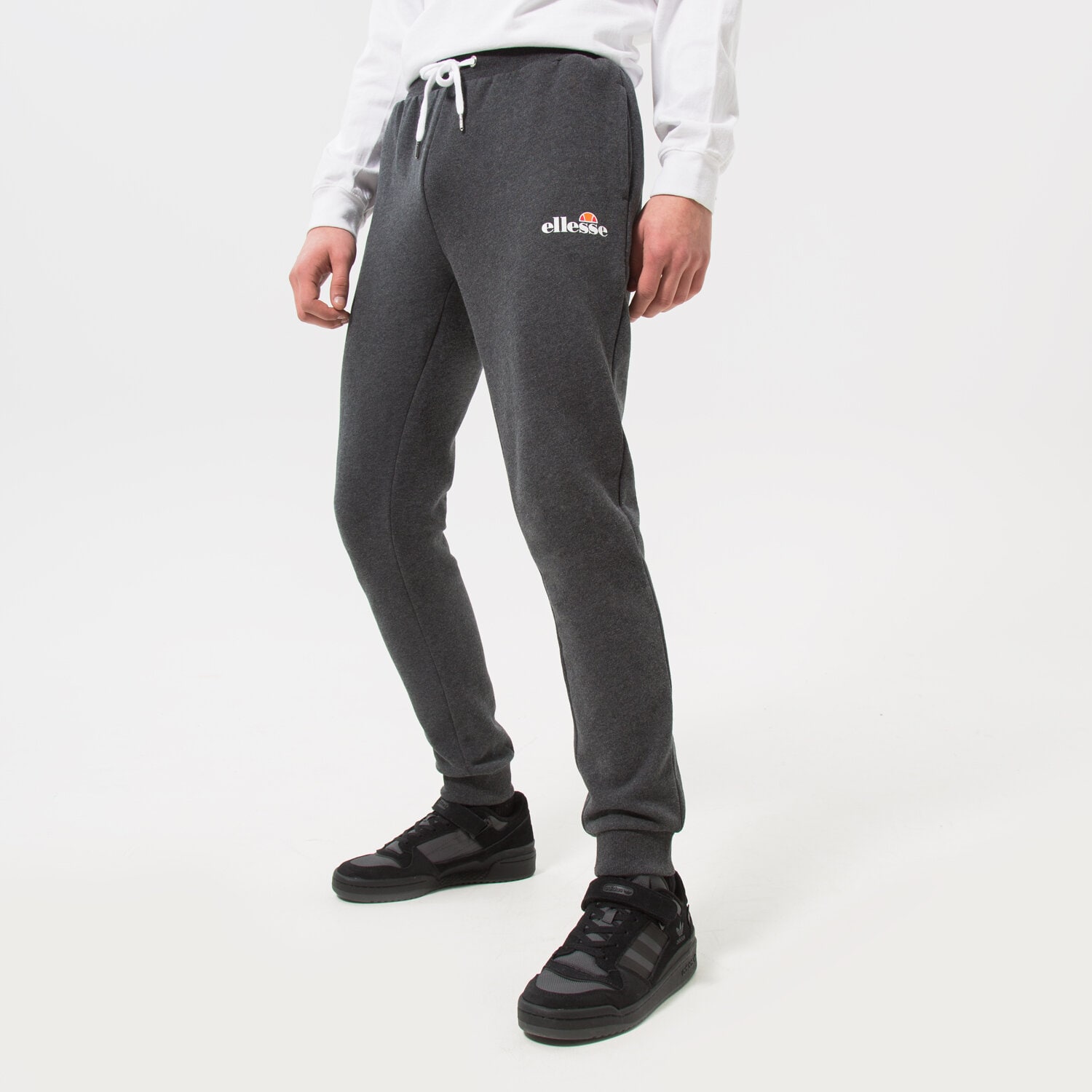 pánské kalhoty ELLESSE KALHOTY  GRANITE JOG PANT DGREY MRL SHK12643106 ŠEDÁ
