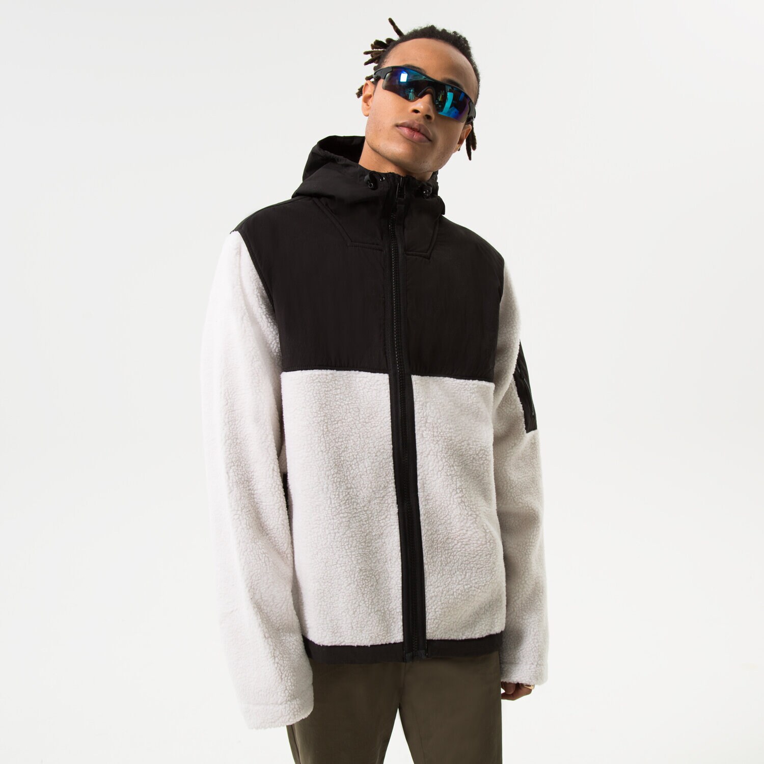 pánská mikina HELLY HANSEN FLEECE MIKINA ROZEPÍNACÍ PATROL PILE 53678990 BÉŽOVÁ