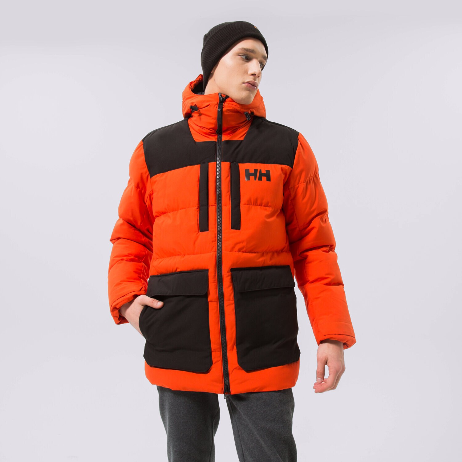 pánská zimní bunda HELLY HANSEN BUNDA ZIMNÍ PATROL PARKA 53873300 ČERNÁ