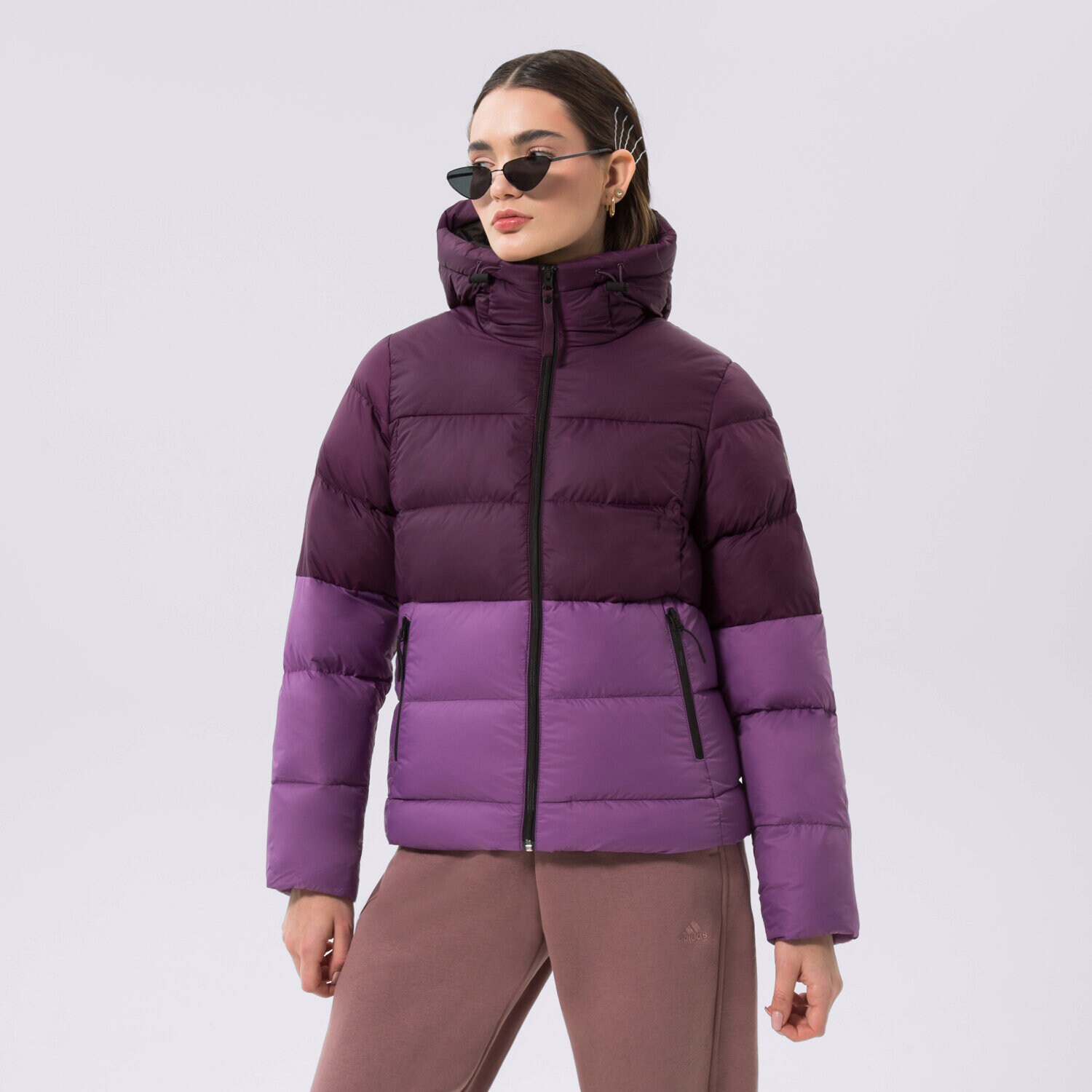 dámská zimní bunda HELLY HANSEN BUNDA ZIMNÍ W ACTIVE PUFFY JACKET 53612670 FIALOVÁ
