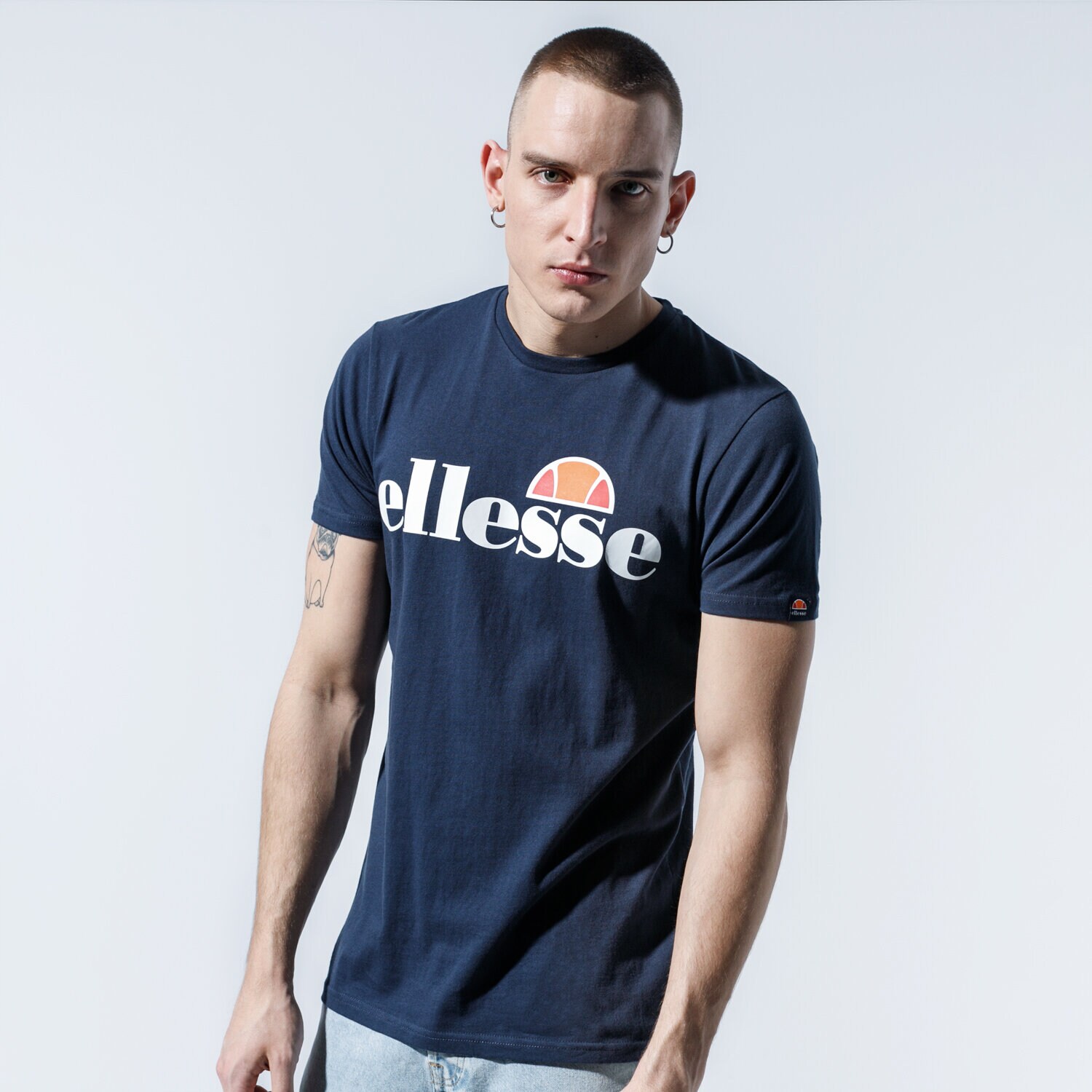 pánské tričko ELLESSE TRIČKO SL PRADO NAVY SHC07405429 TMAVOMODRÁ