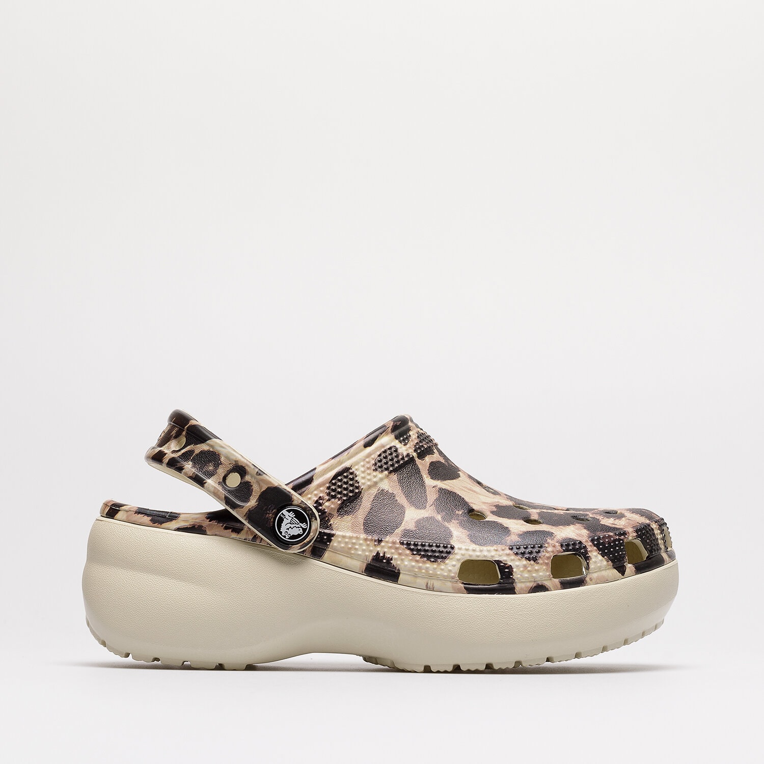 dámské sandály CROCS PLATF ANIMAL REMIX 207844-BL HNĚDÁ