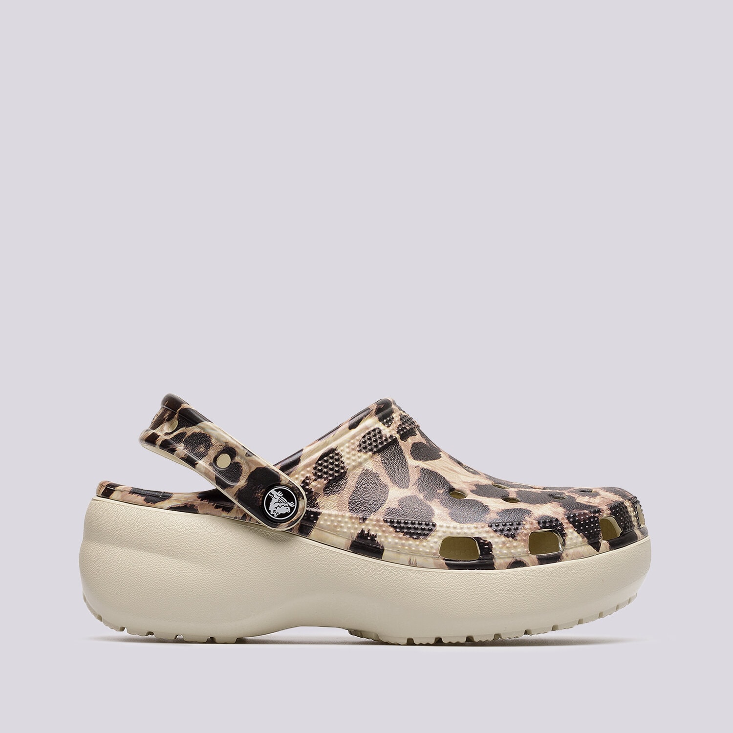dámské sandály CROCS PLATF ANIMAL REMIX 207844-BL HNĚDÁ