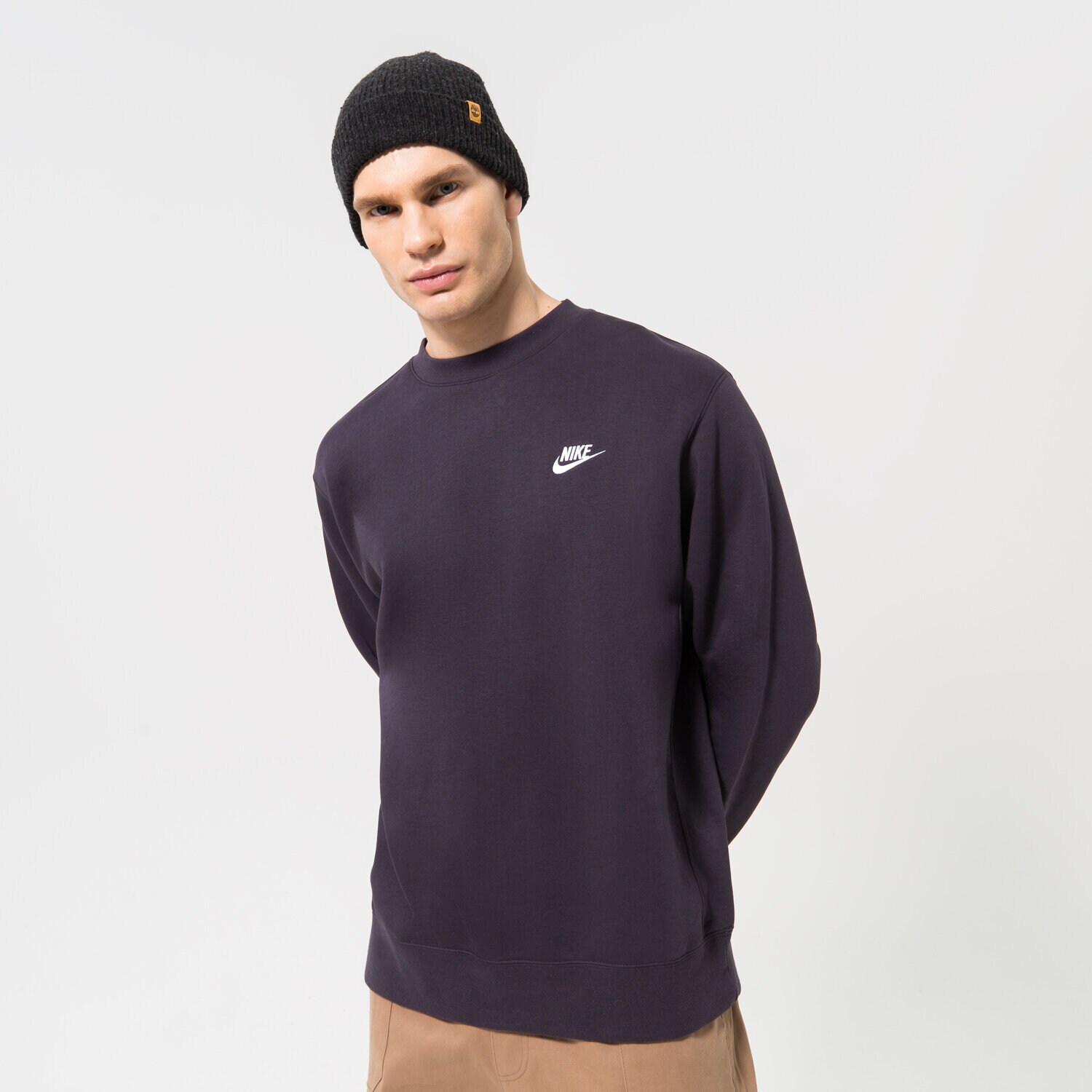 pánská mikina NIKE MIKINA SPORTSWEAR CLUB FLEECE BV2662-540 FIALOVÁ