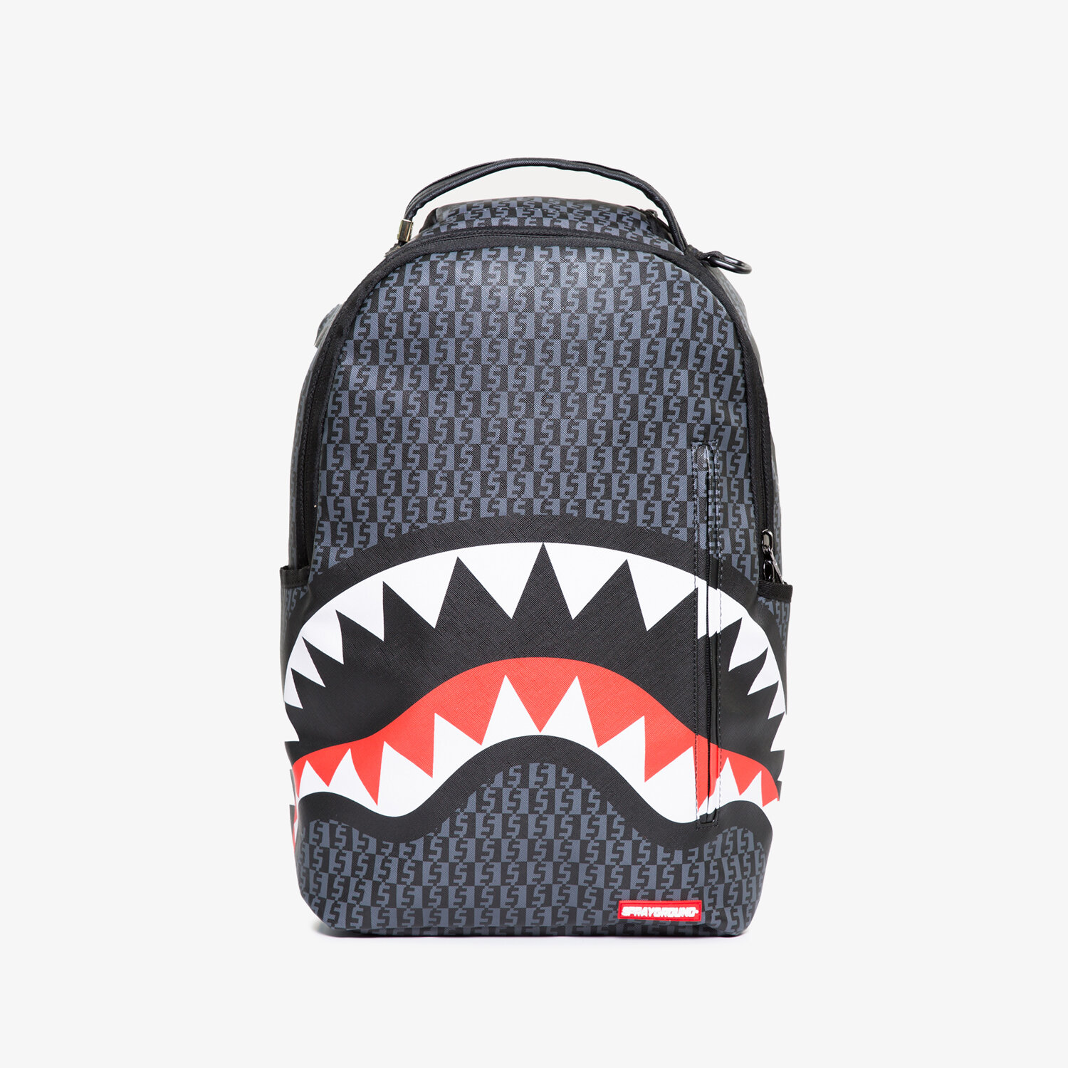 dámský batoh SPRAYGROUND BATOH MONEY CHECK 910B4877NSZ ŠEDÁ