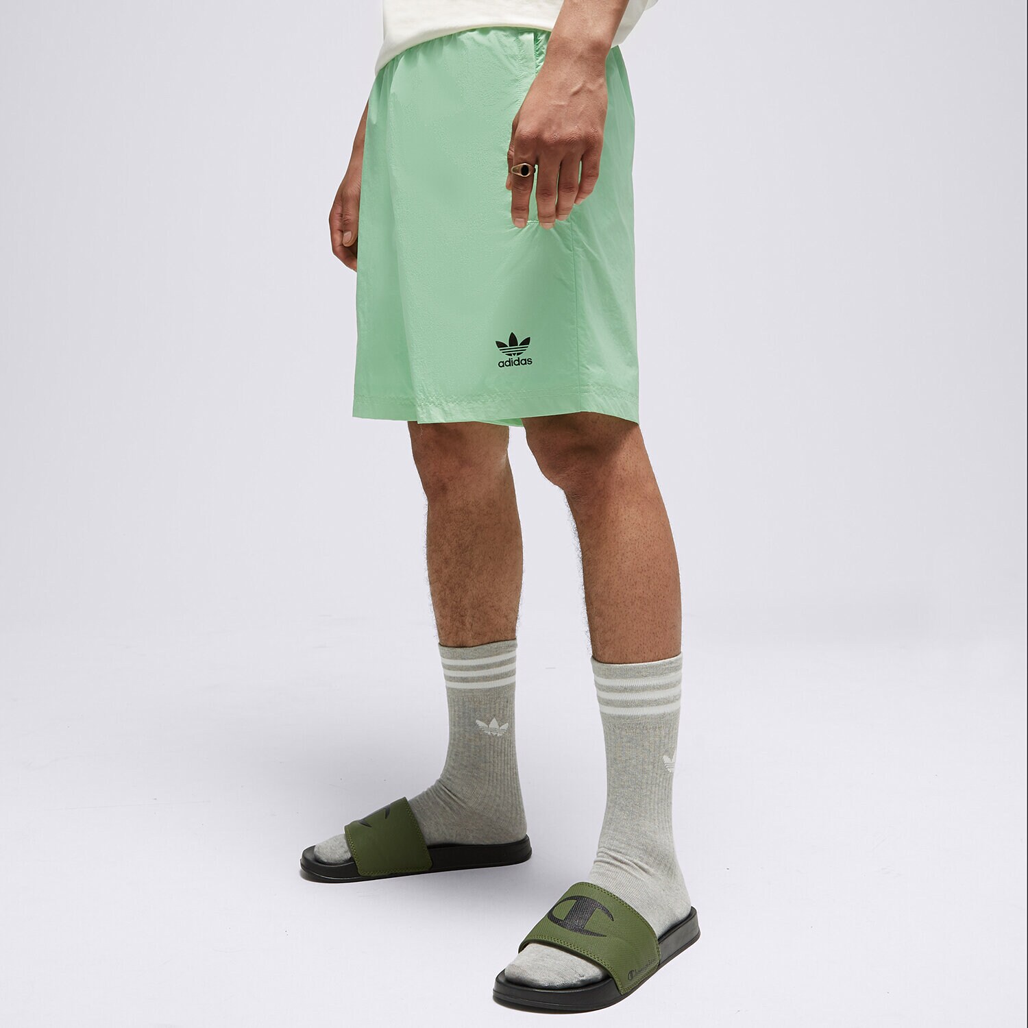 pánské kraťasy ADIDAS ŠORTKY  HAPPY EARTH SHO HI2964 ZELENÁ