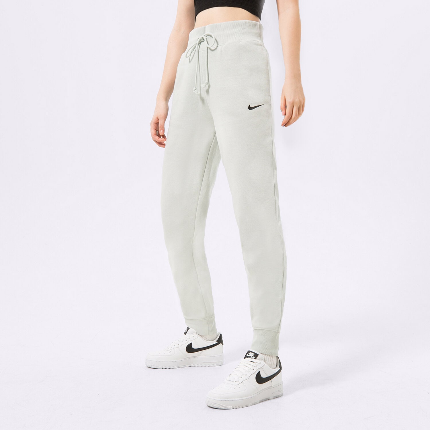 dámské kalhoty NIKE KALHOTY  W NSW PHNX FLC HR PANT STD FD0893-034 mátová