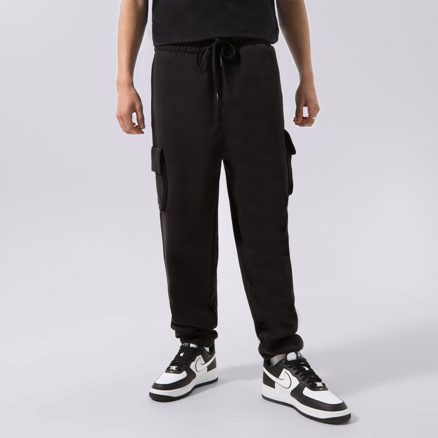 pánské kalhoty NEW ERA KALHOTY  NE RELAXED CARGO NONE 60332297 ČERNÁ