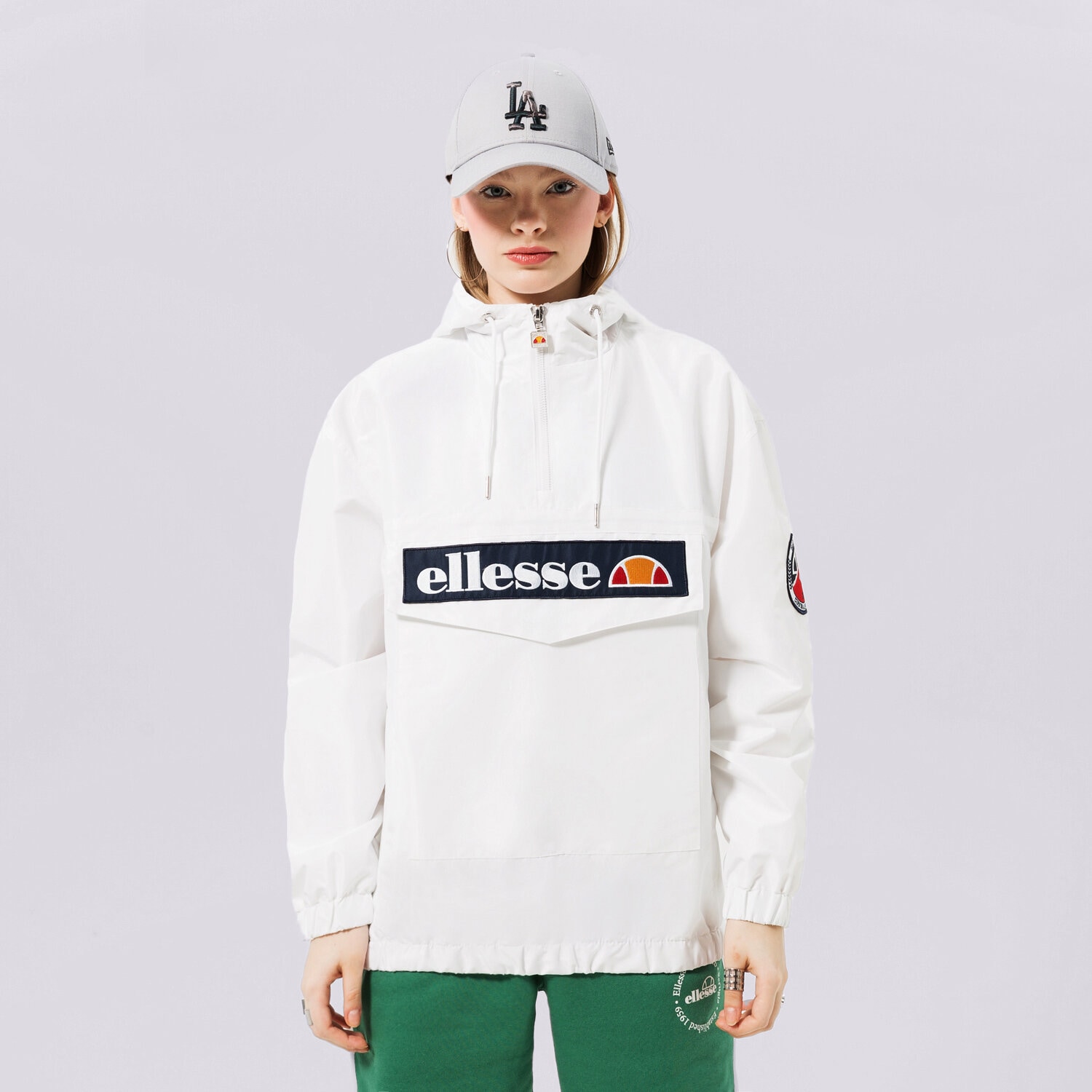 Přechodná bunda dámská (podzimní, jarní) ELLESSE BUNDA MONTEZ OH JACKET WHT SGS09429908 BÍLÁ