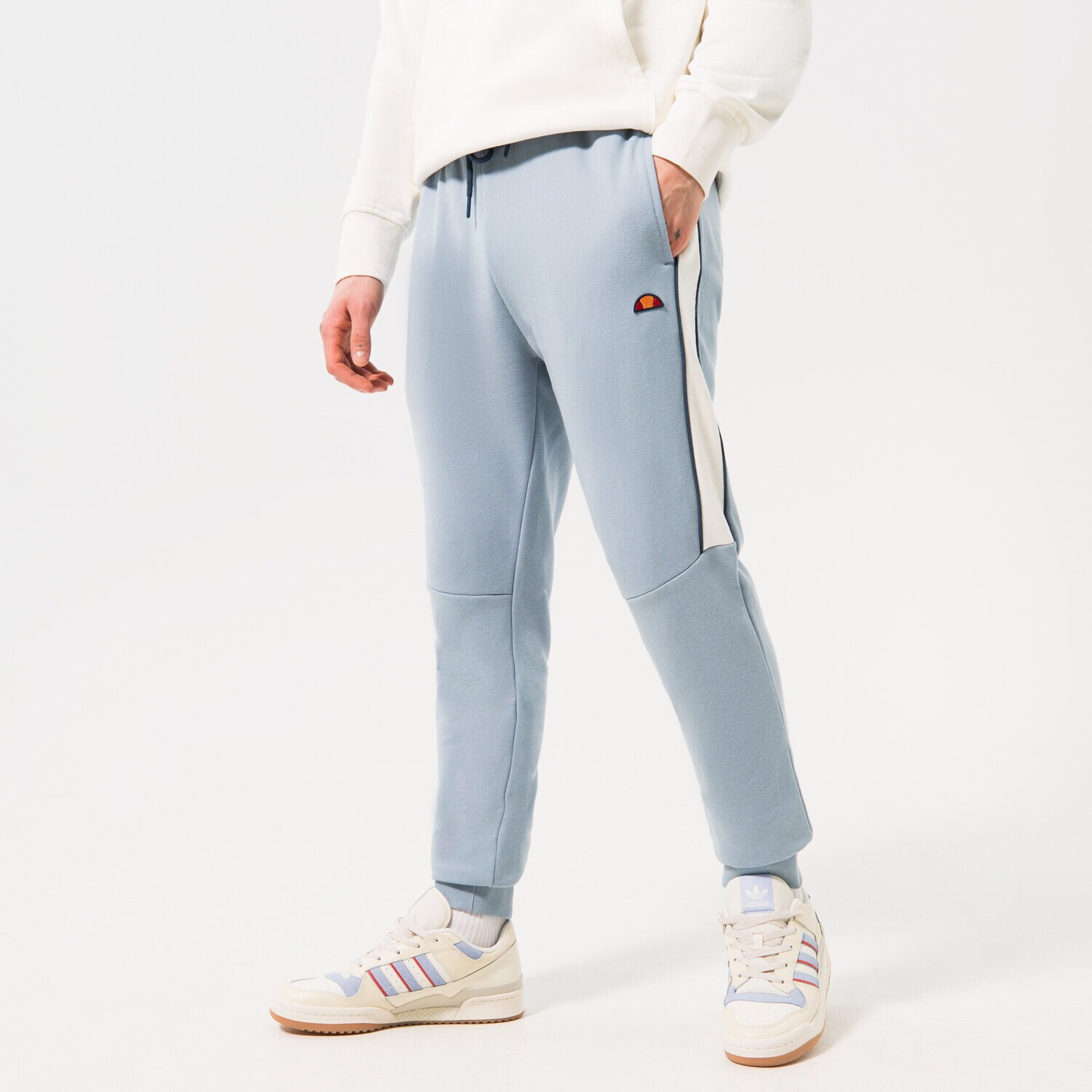 pánské kalhoty ELLESSE KALHOTY  FERRETI JOG PANT LBLUE SHR17442426 MODRÁ