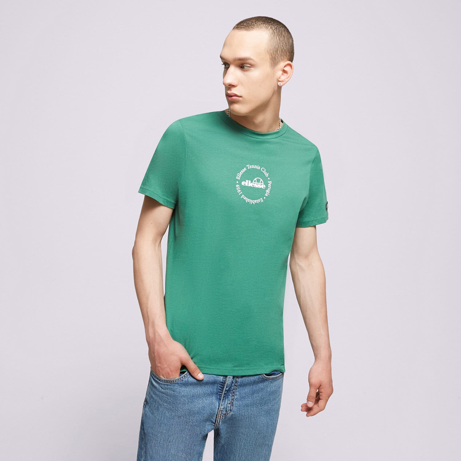 dámské tričko ELLESSE TRIČKO MELODI TEE GREEN SGR17618503 ZELENÁ