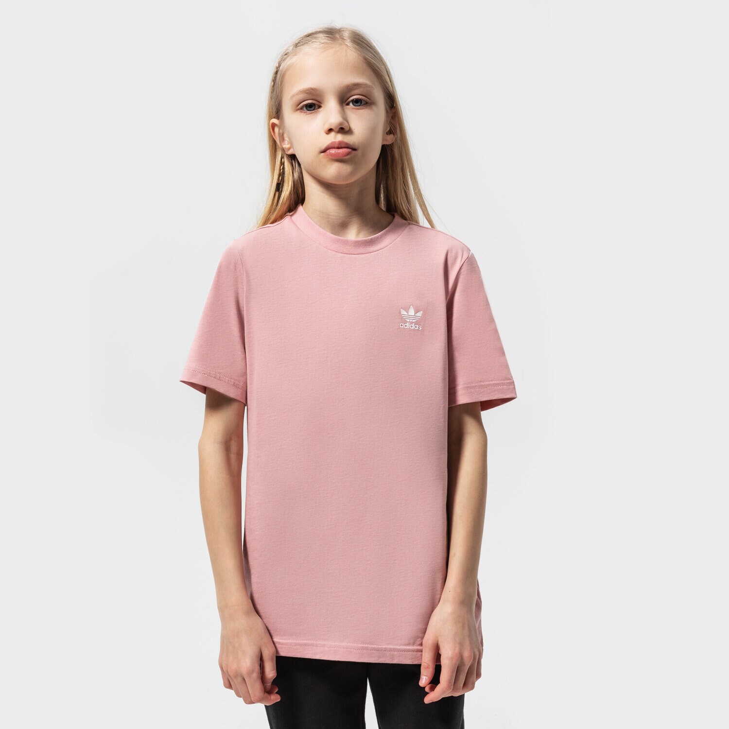 dětské tričko ADIDAS TREFOIL ESSENTIAL TRIČKO JUNIOR GIRL HD2059 RŮŽOVÁ