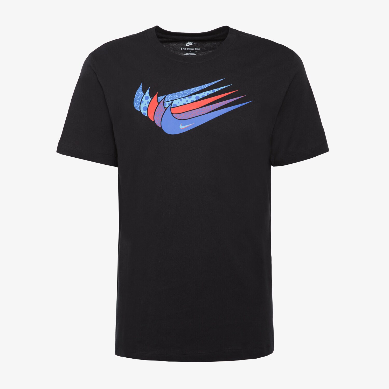 pánské tričko NIKE TRIČKO SPORTSWEAR SWOOSH DN5243-010 ČERNÁ