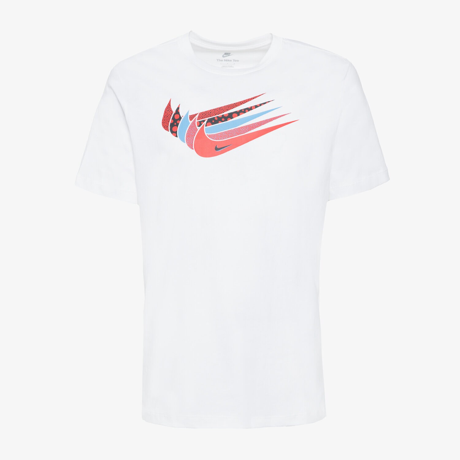 pánské tričko NIKE TRIČKO SPORTSWEAR SWOOSH DN5243-100 BÍLÁ