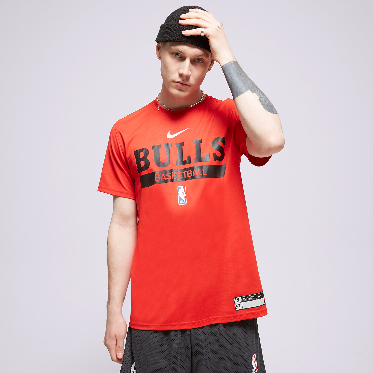 pánské tričko NIKE TRIČKO CHICAGO BULLS DR6456-657 ČERVENÁ