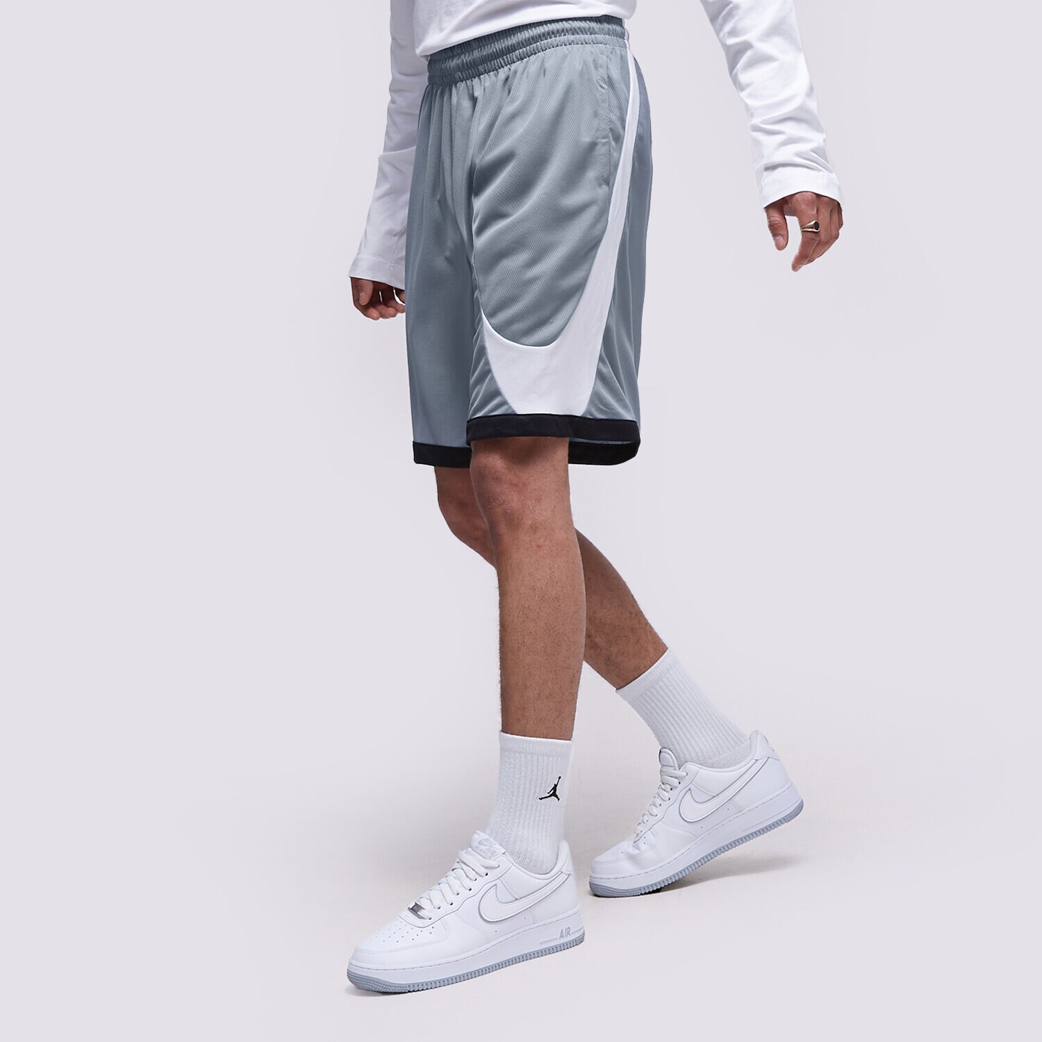 pánské kraťasy NIKE ŠORTKY  DRI FIT DH6763-065 ŠEDÁ