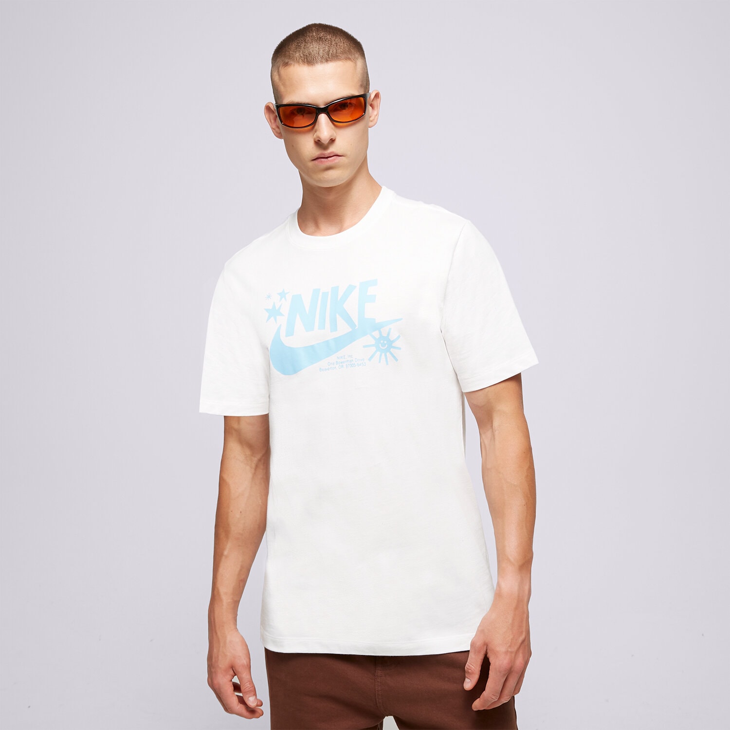 pánské tričko NIKE TRIČKO SPORTSWEAR  DR7807-100 BÍLÁ
