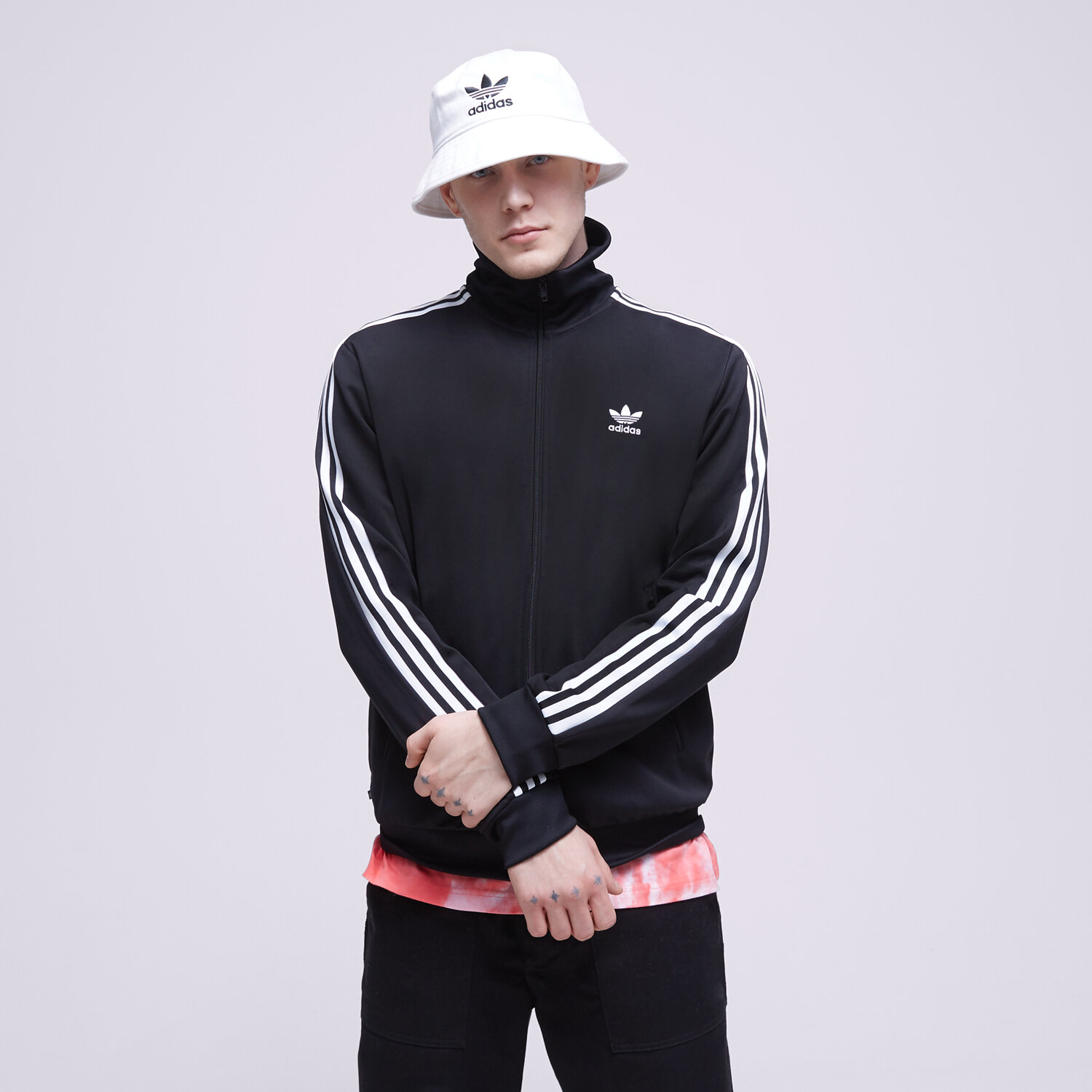 pánská mikina ADIDAS MIKINA BECKENBAUER TT IA4778 ČERNÁ