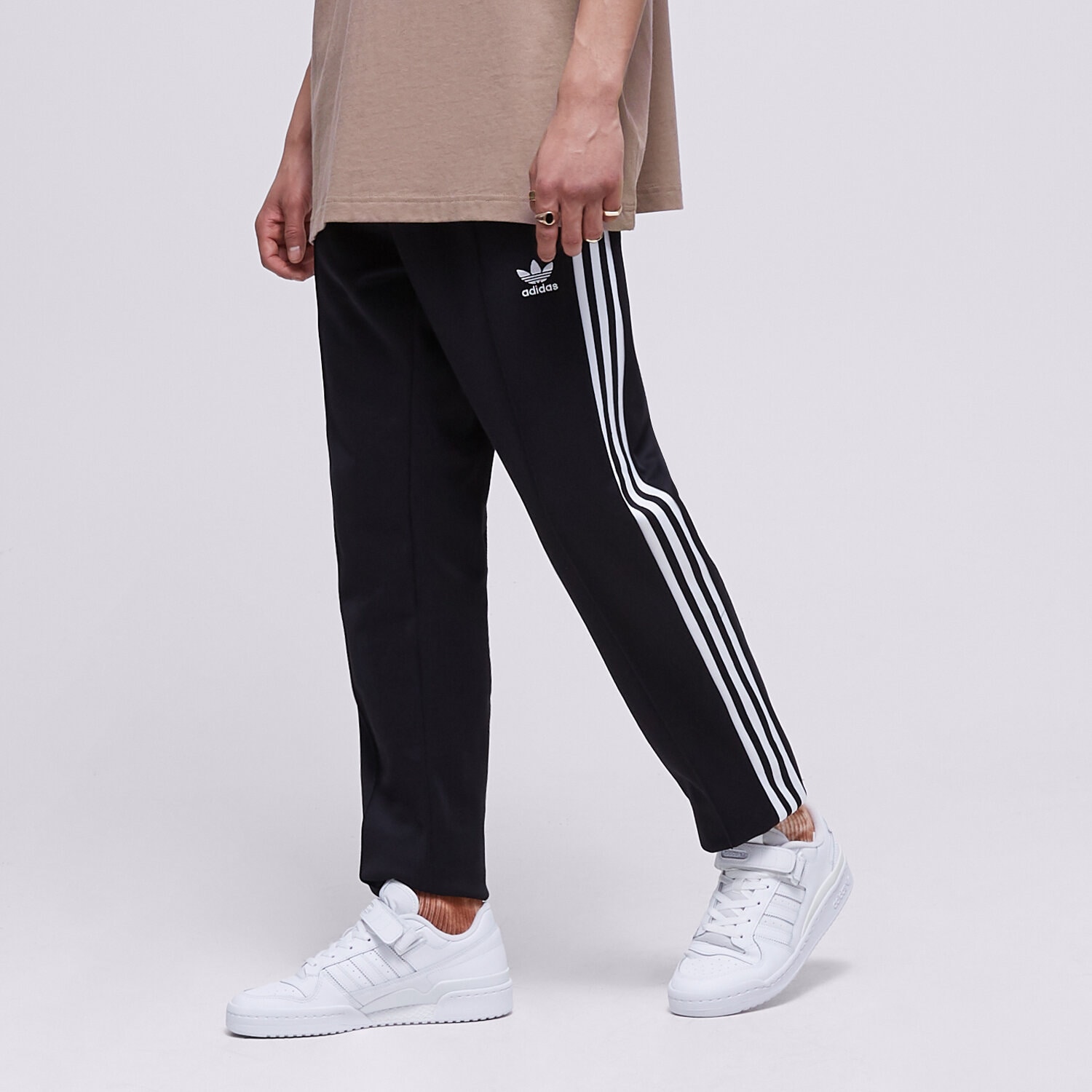 pánské kalhoty ADIDAS KALHOTY  BECKENBAUER TP IA4788 ČERNÁ