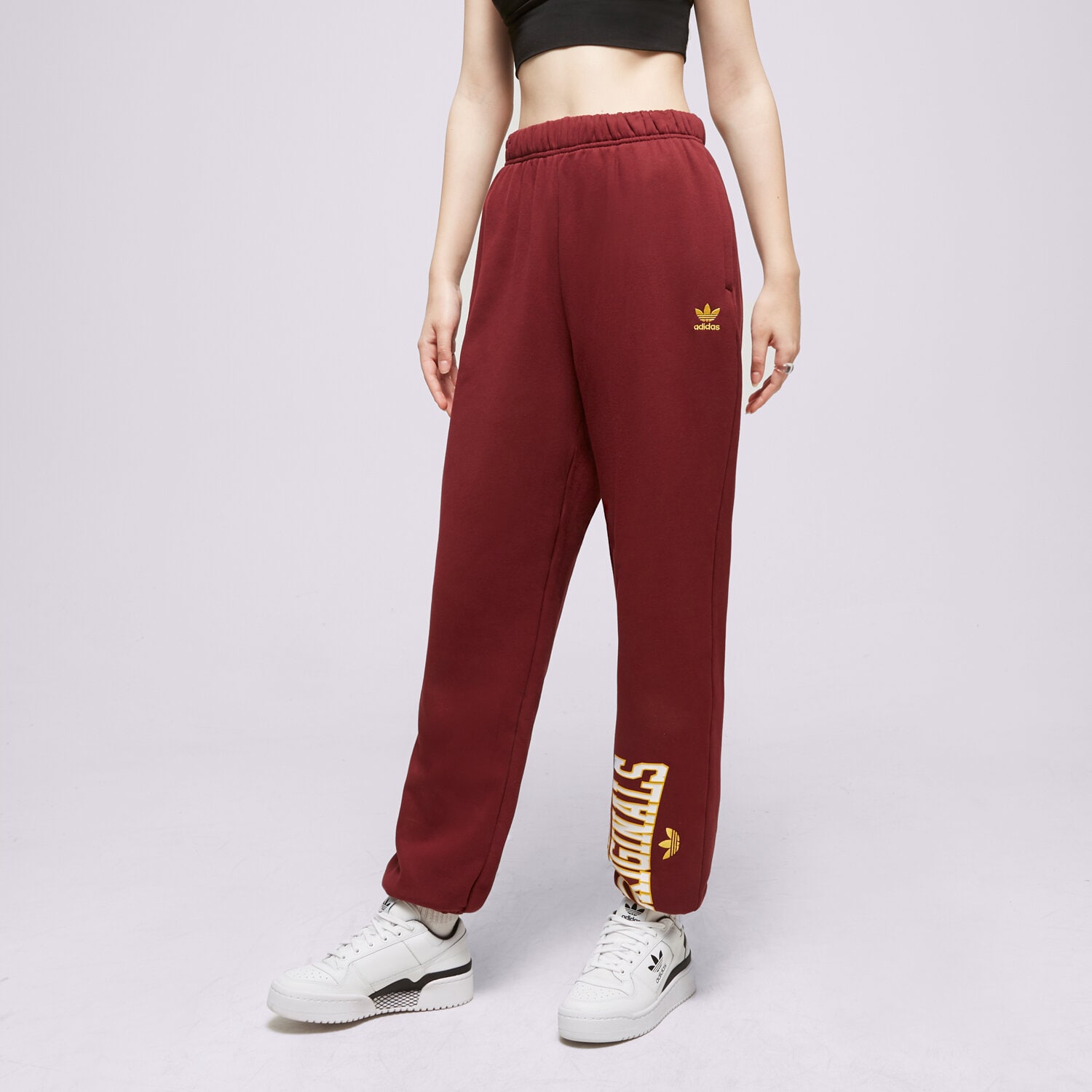 dámské kalhoty ADIDAS KALHOTY  TRACK PANTS IC6035 BORDOVÁ
