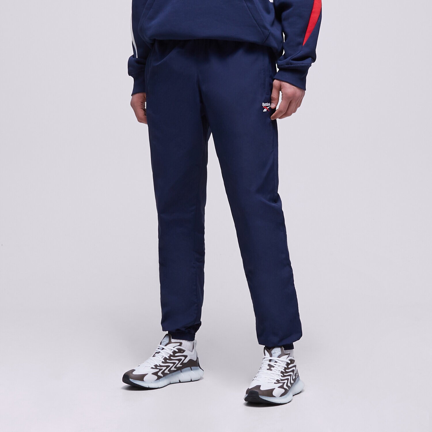 pánské kalhoty REEBOK KALHOTY  CL F FR TRACKPANT H54439 TMAVOMODRÁ