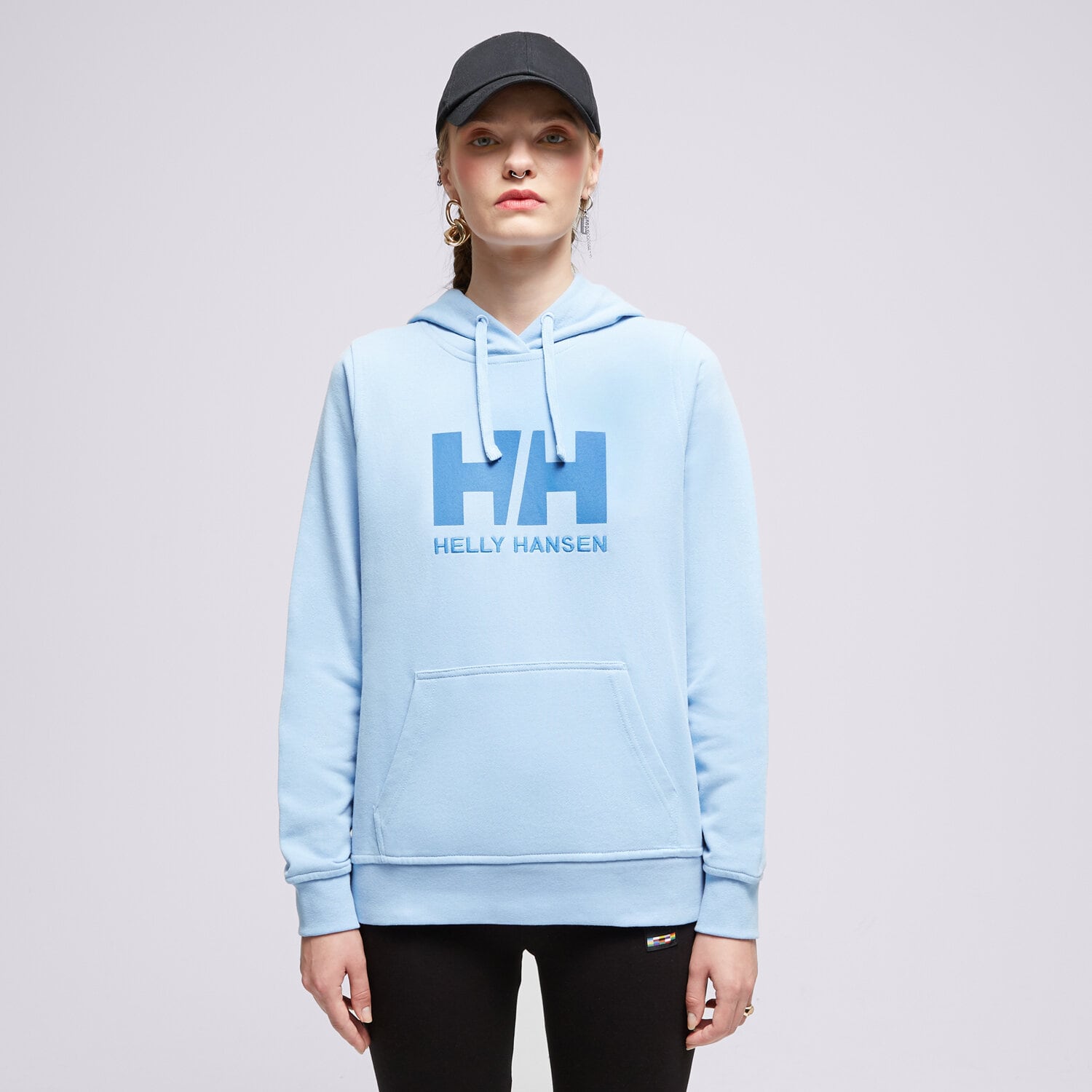 dámská mikina HELLY HANSEN MIKINA S KAPUCÍ W HH LOGO HOODIE 33978627 MODRÁ