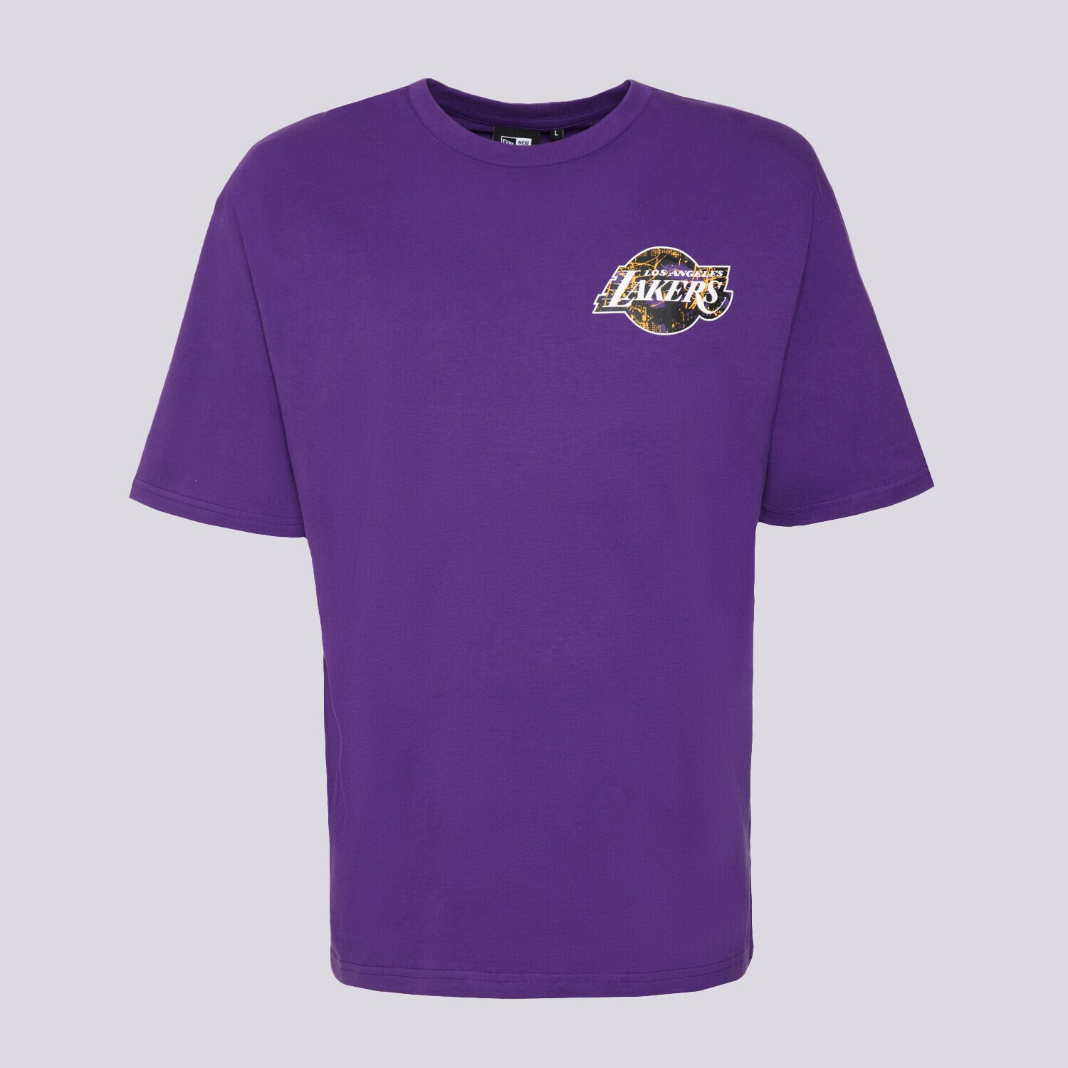 pánské tričko NEW ERA TRIČKO INFILL TEAM LOGO OS LAKERS LOS ANGELES LAKERS 60332134 FIALOVÁ