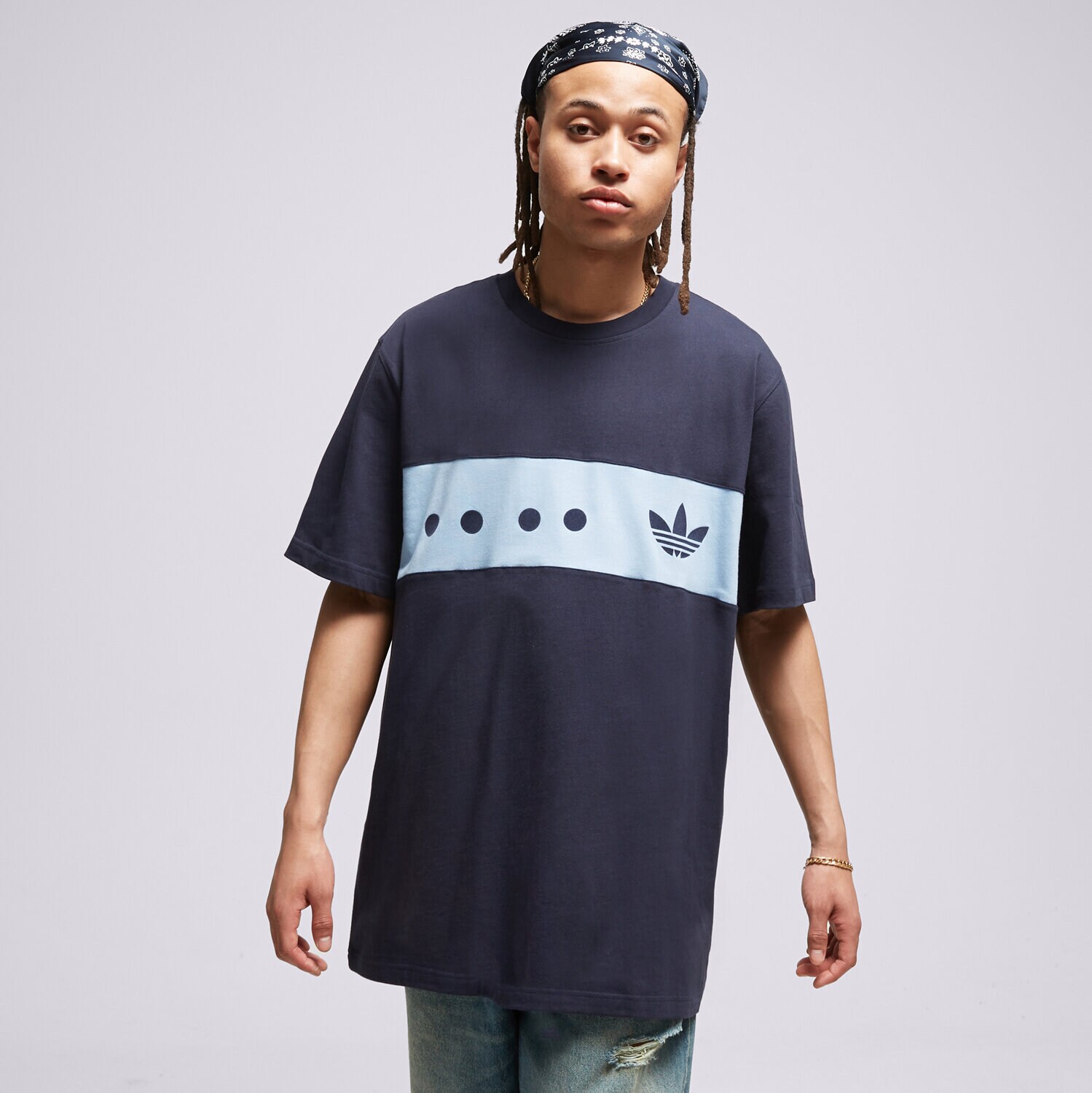 pánské tričko ADIDAS TRIČKO CITY TEE IC8414 TMAVOMODRÁ