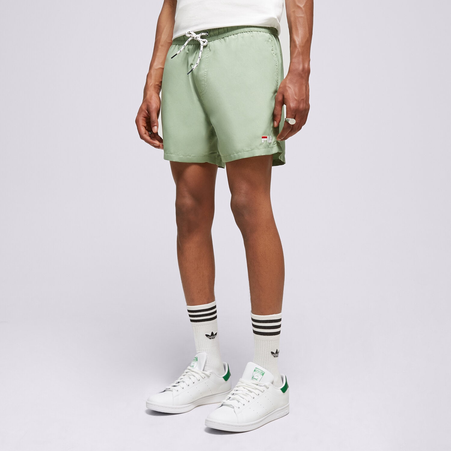 pánské kraťasy FILA ŠORTKY  SATAR SS17SPM057627 ZELENÁ
