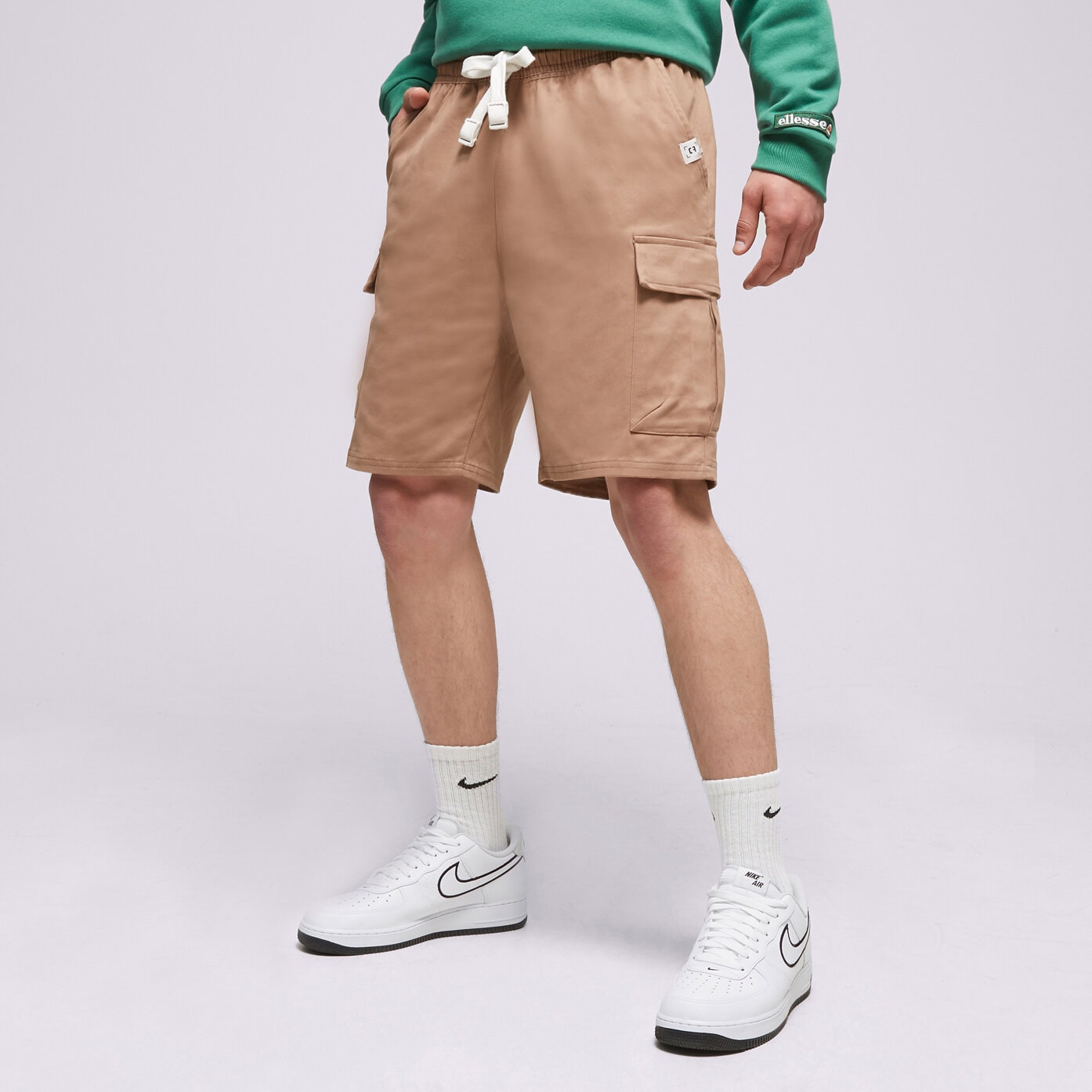 pánské kraťasy CONFRONT ŠORTKY  CARGO BROWN CF123SZM06002 HNĚDÁ