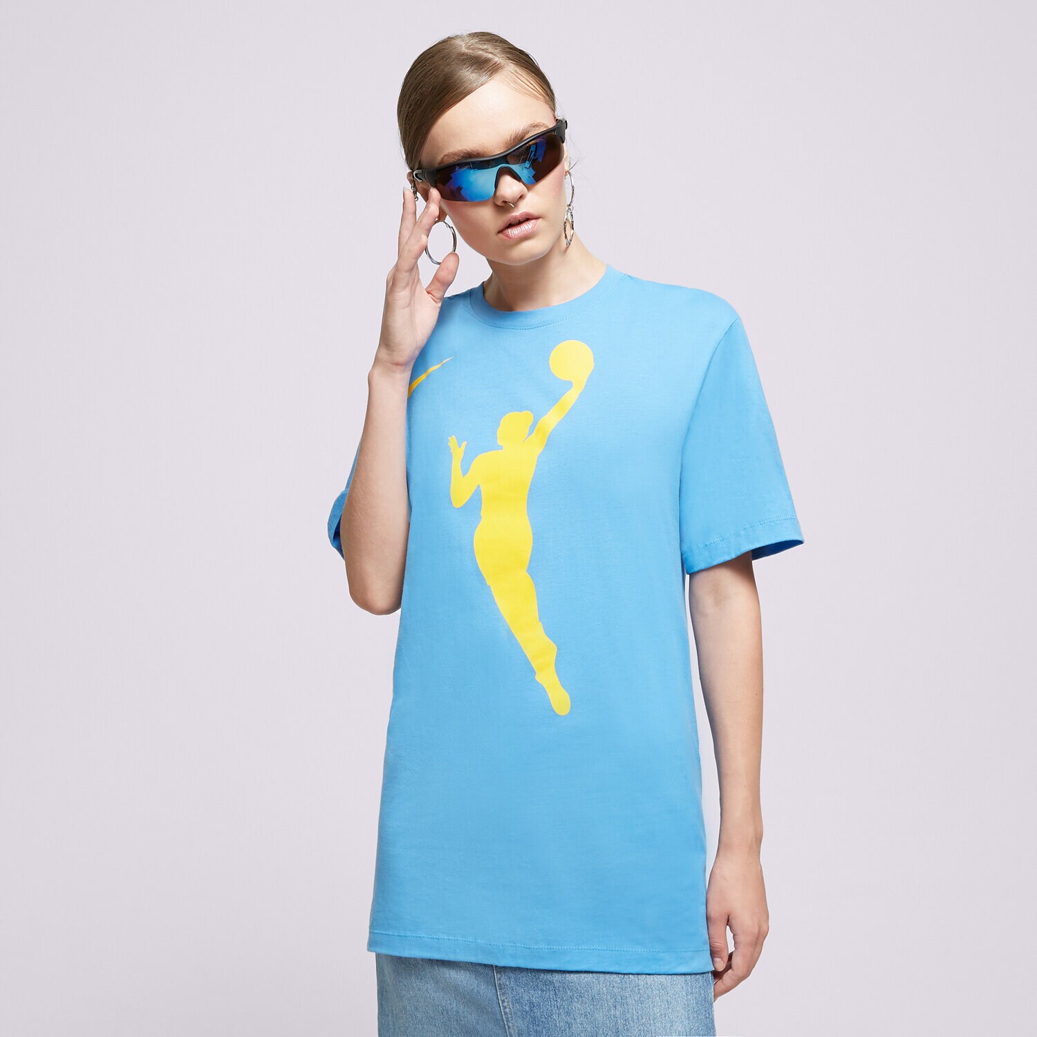 dámské tričko NIKE TRIČKO WNBA U NK T13 SS TEE NBA FB9833-462 MODRÁ